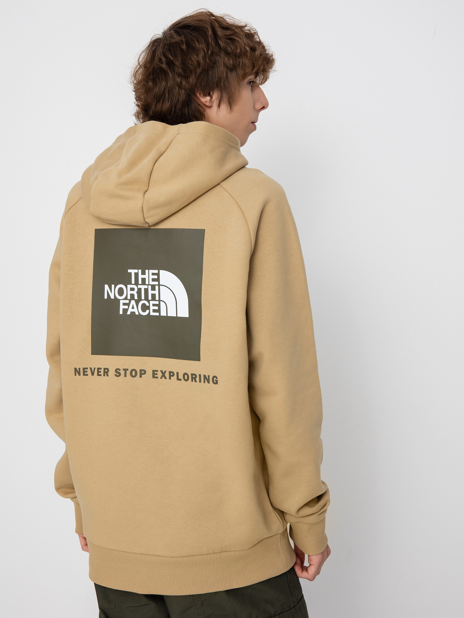 The North Face Raglan Redbox HD Hoodie (khaki stone)