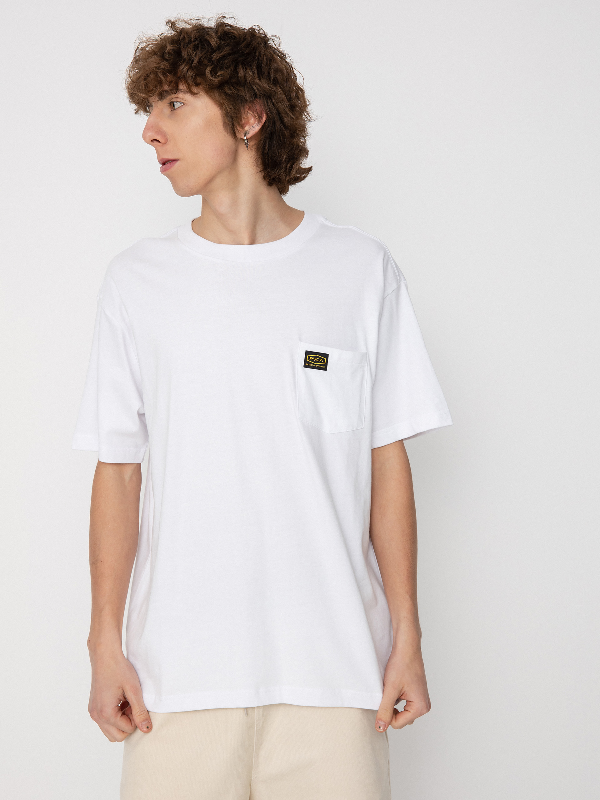 RVCA Americana Pocket T-Shirt (white)