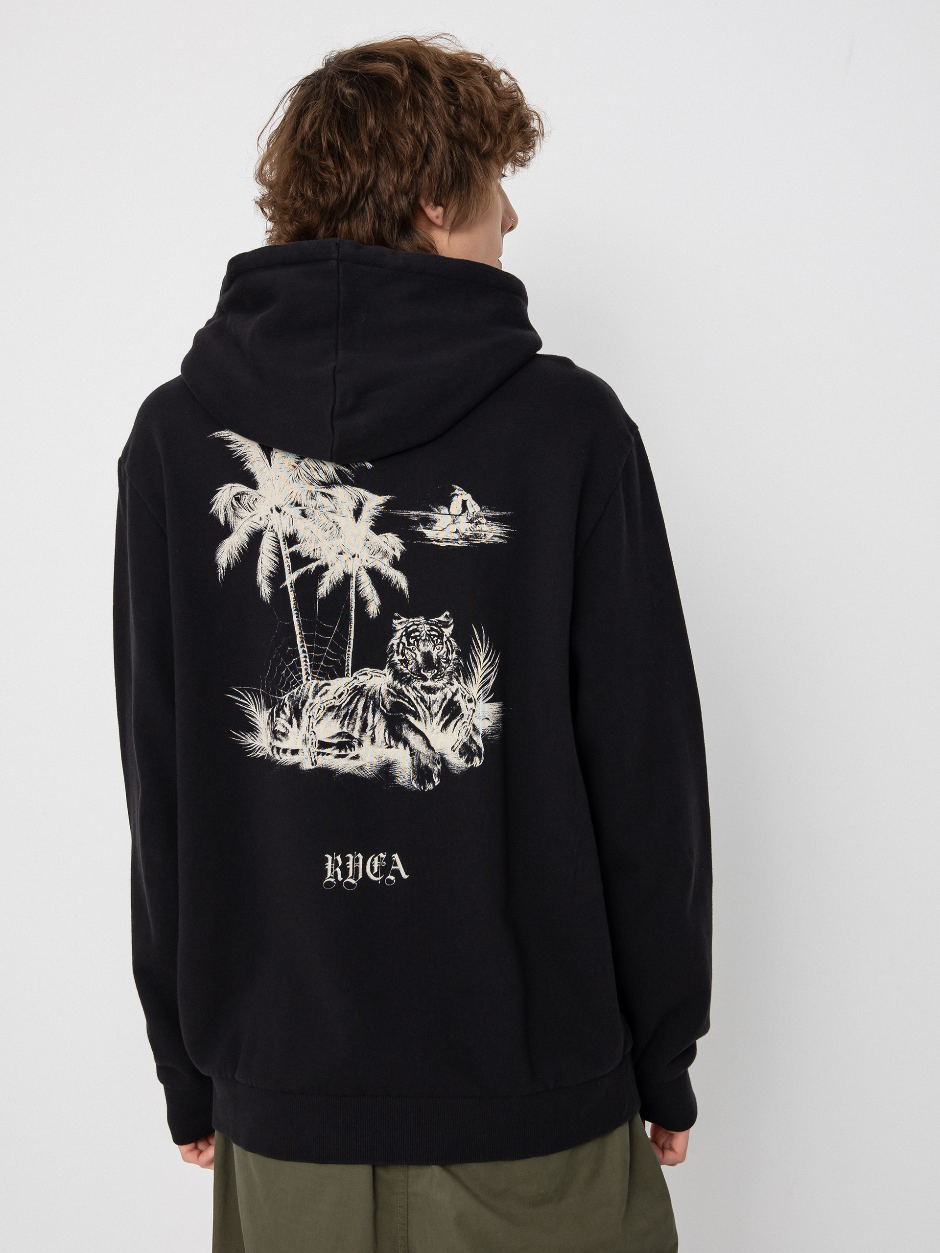 RVCA Beach Tiger HD Hoodie (black)