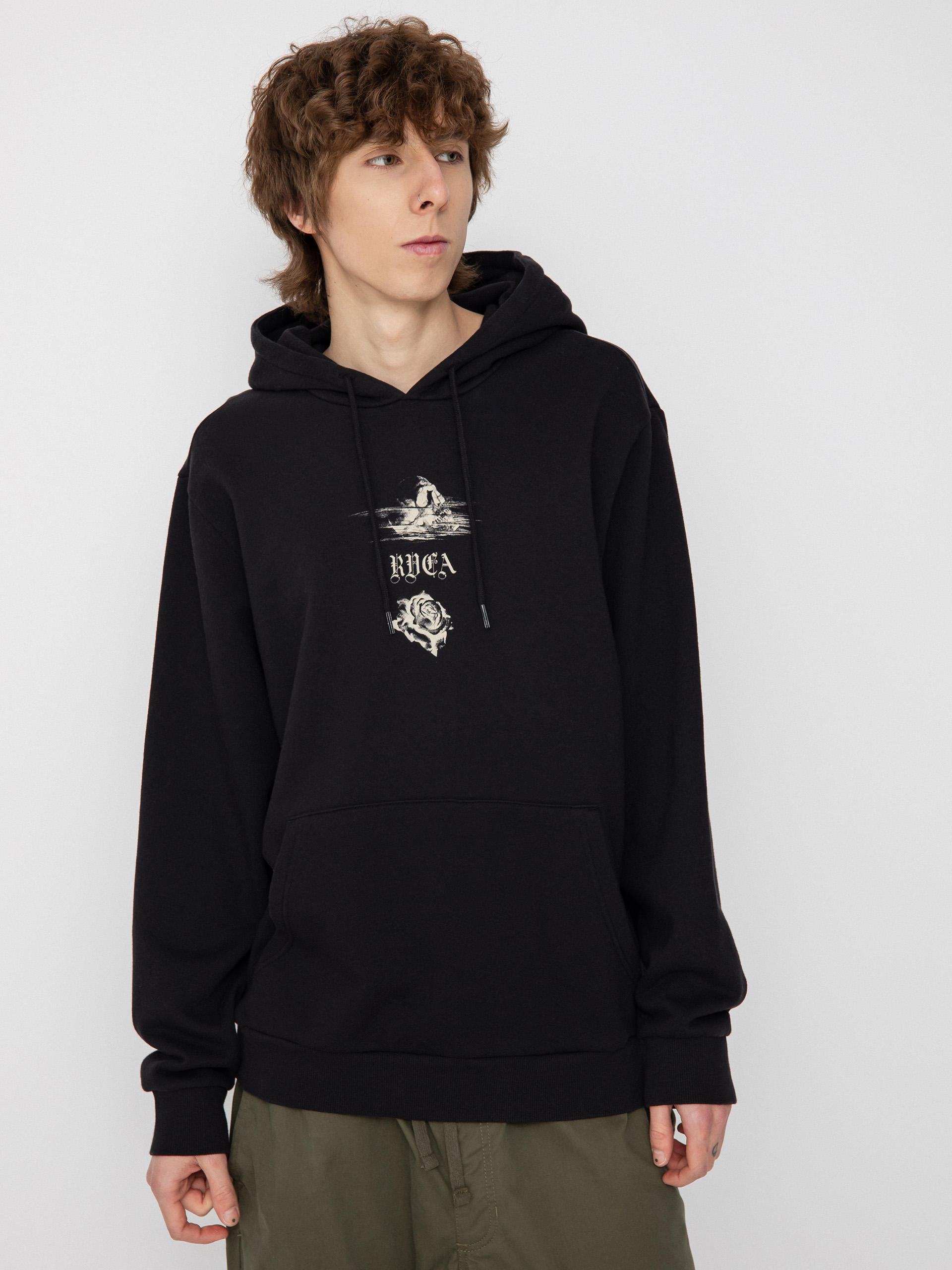 RVCA Beach Tiger HD Hoodie (black)