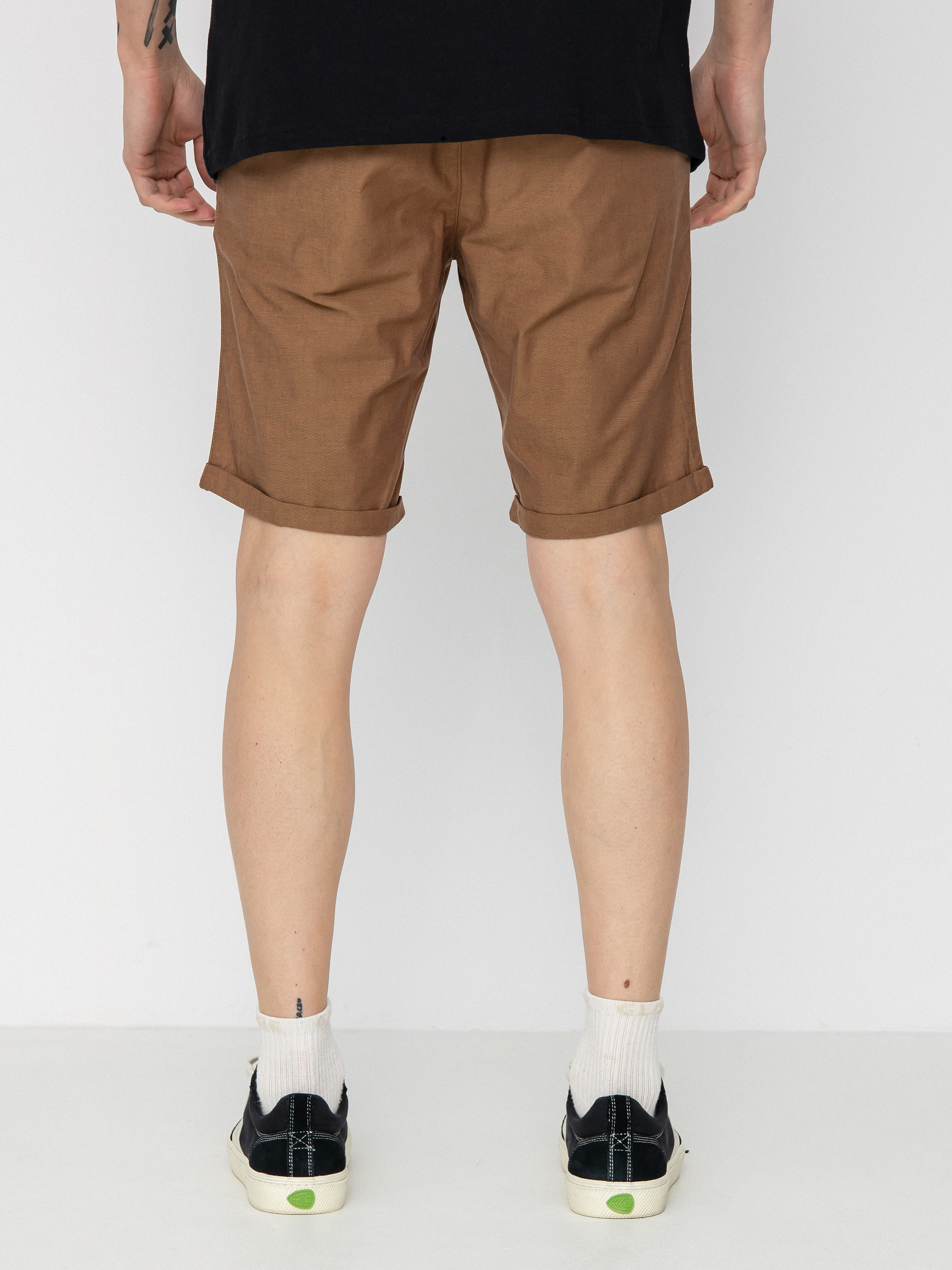 Iriedaily Golfer Chambray Shorts (caramel)