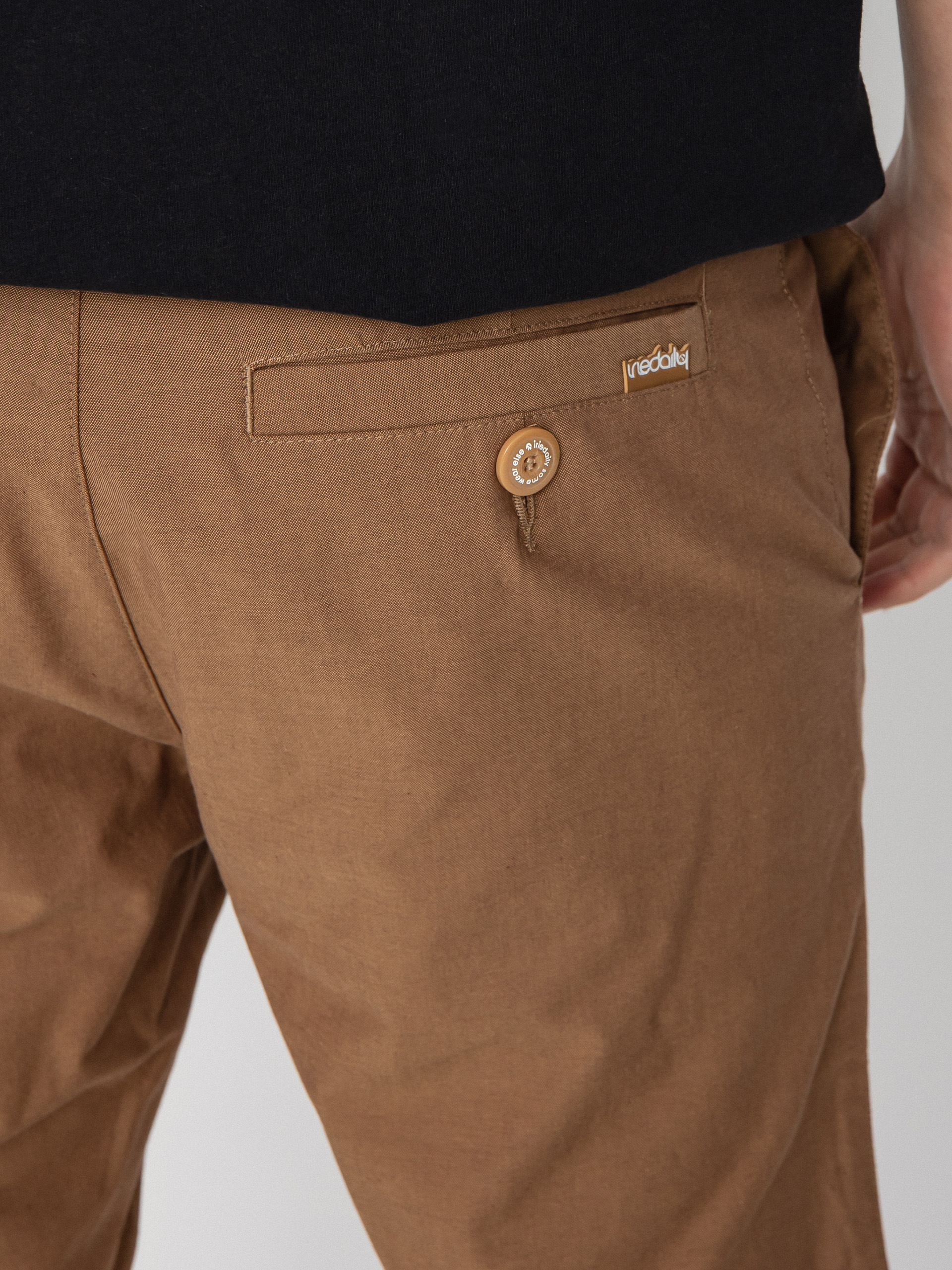 Iriedaily Golfer Chambray Shorts (caramel)