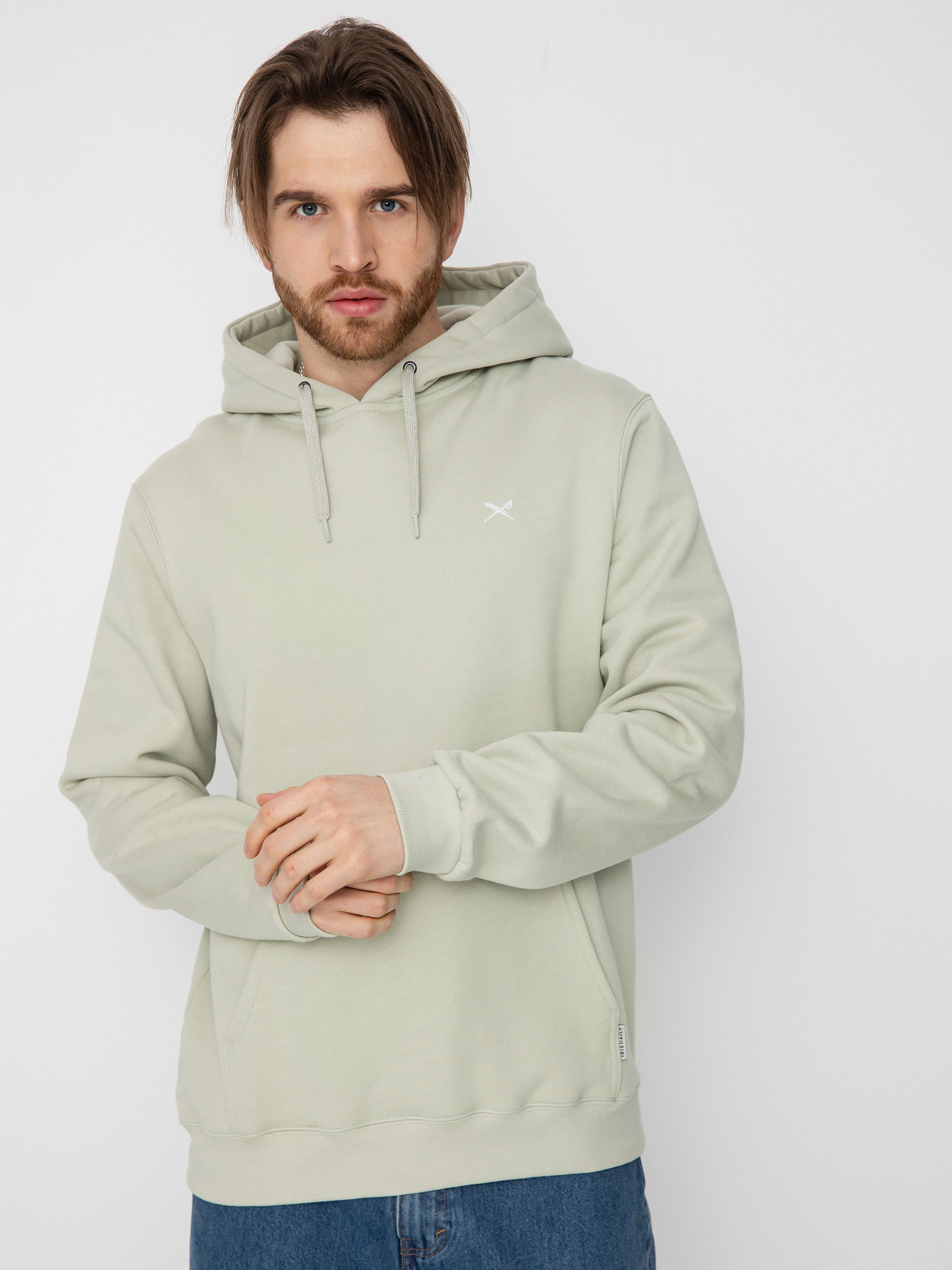 Iriedaily Mini Flag 2 HD Hoodie (light sage)