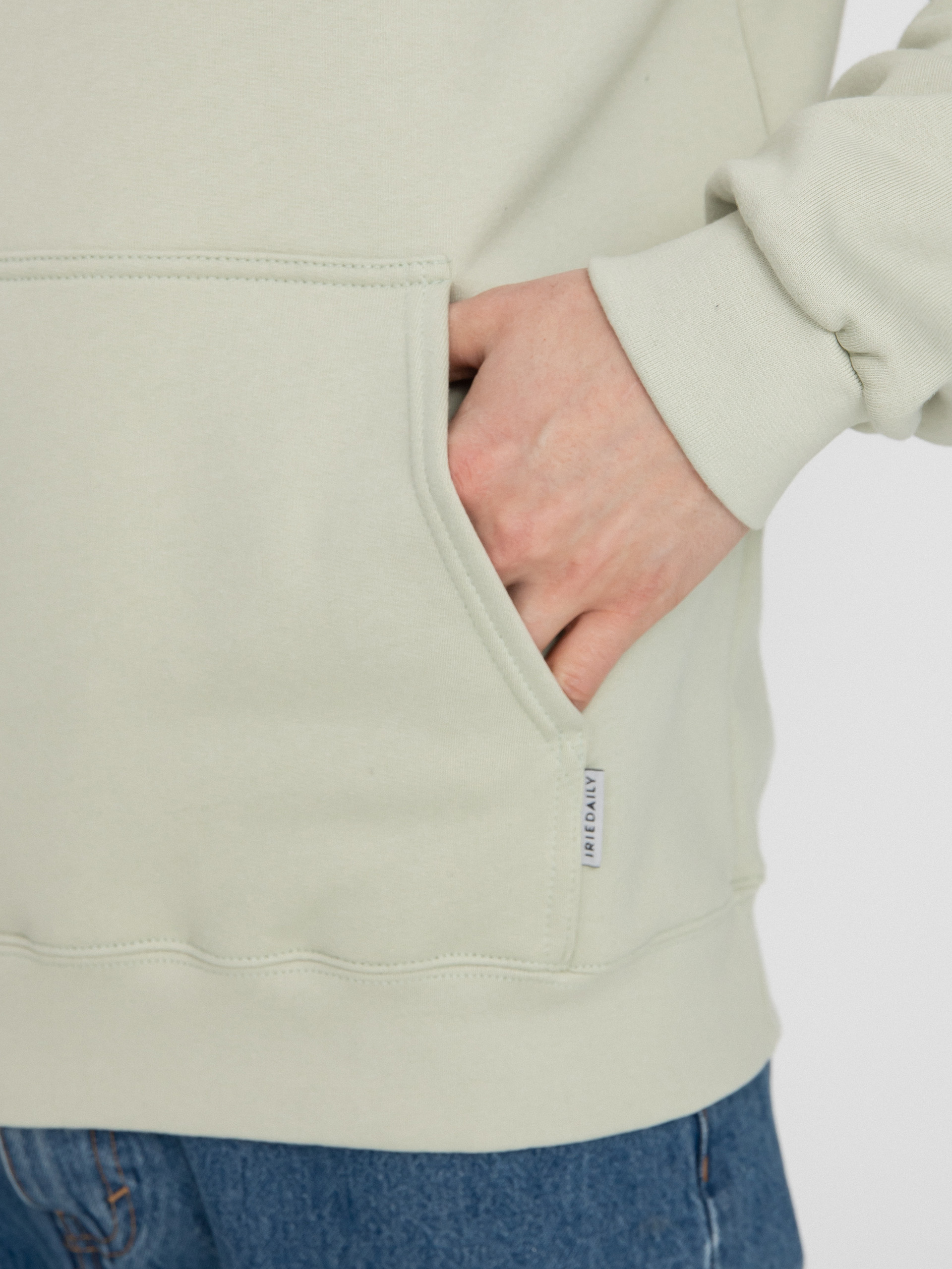 Iriedaily Mini Flag 2 HD Hoodie (light sage)