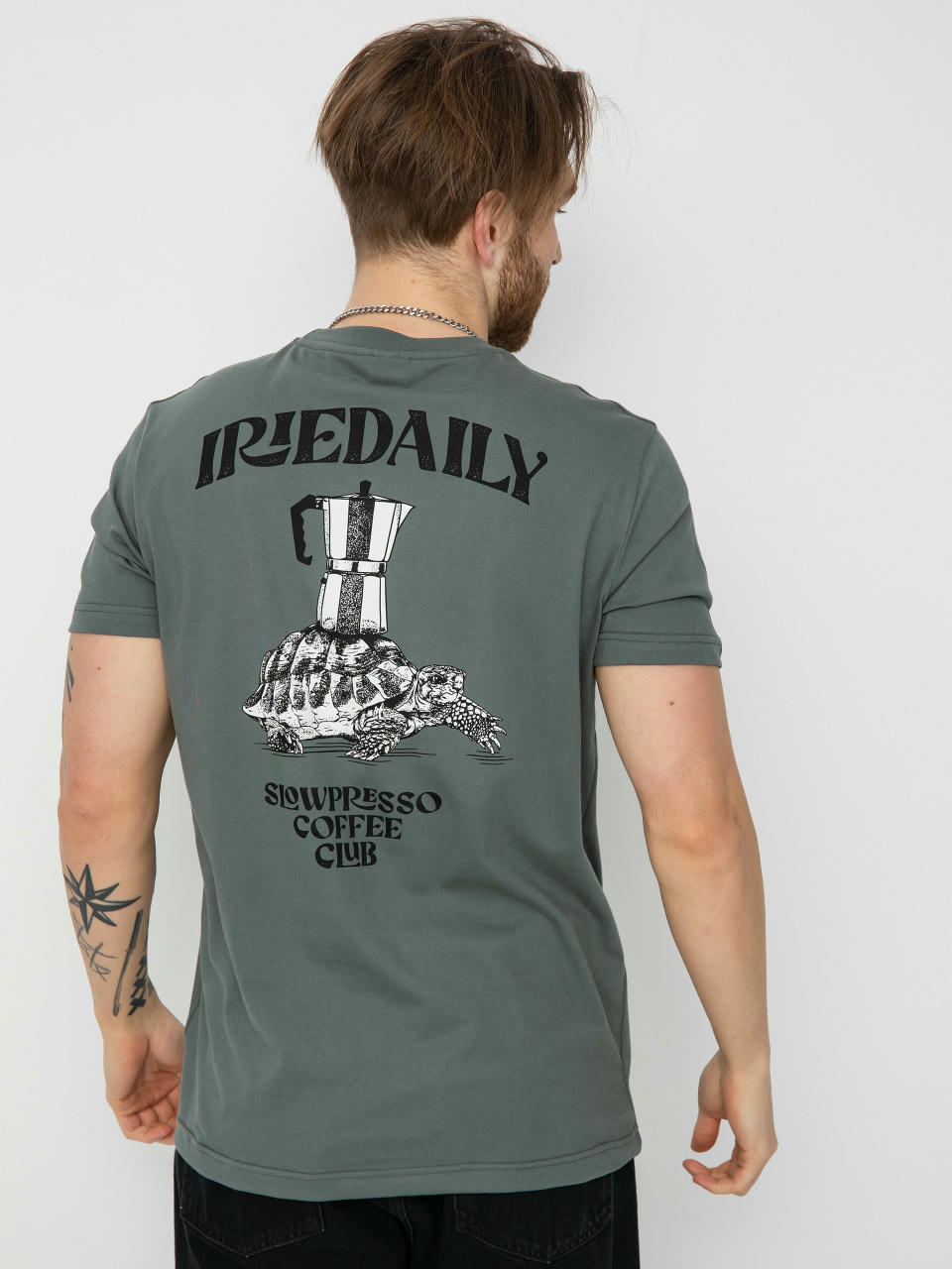 Iriedaily Slowpresso T-Shirt (jungle green)