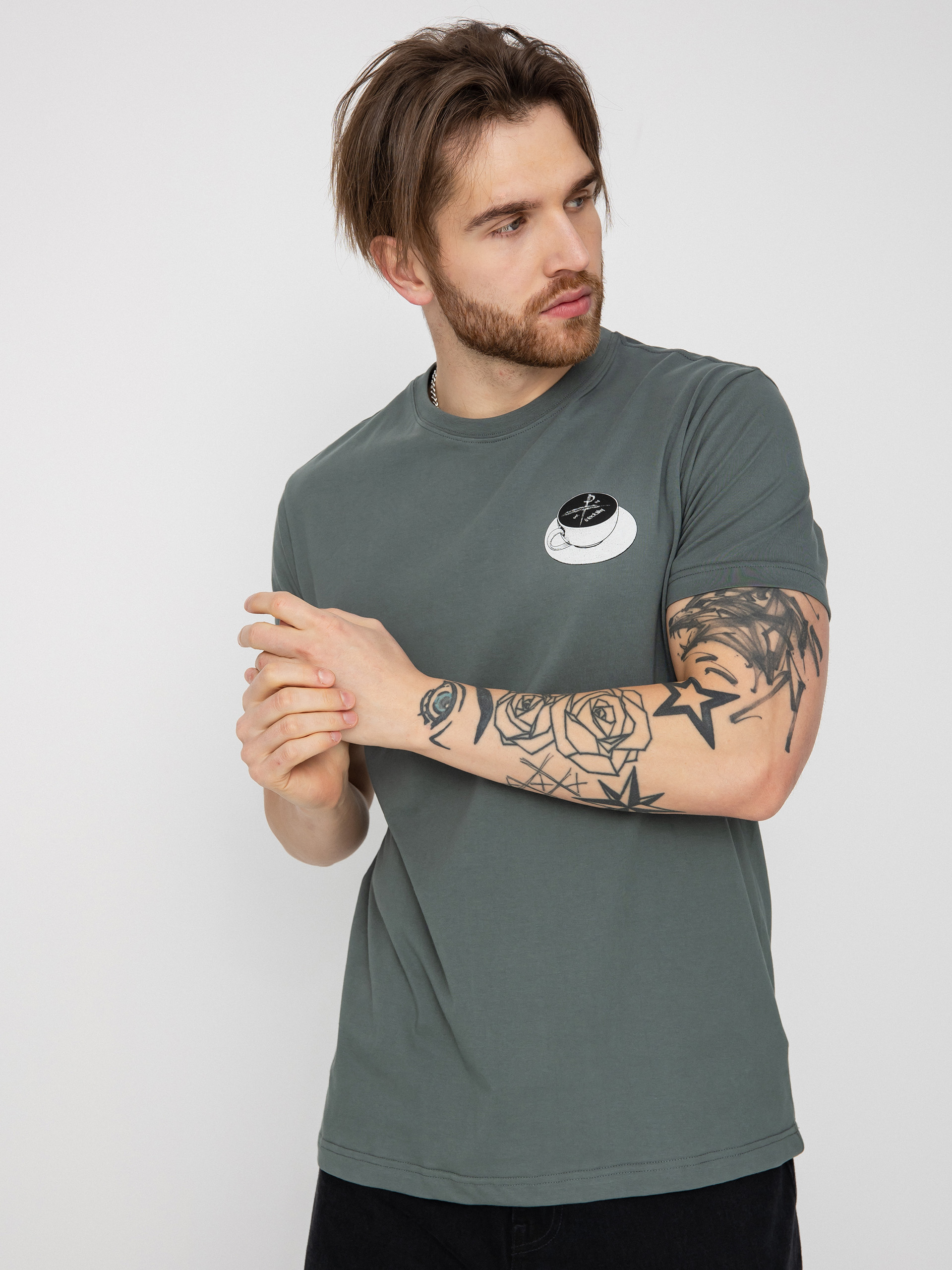 Iriedaily Slowpresso T-shirt (jungle green)