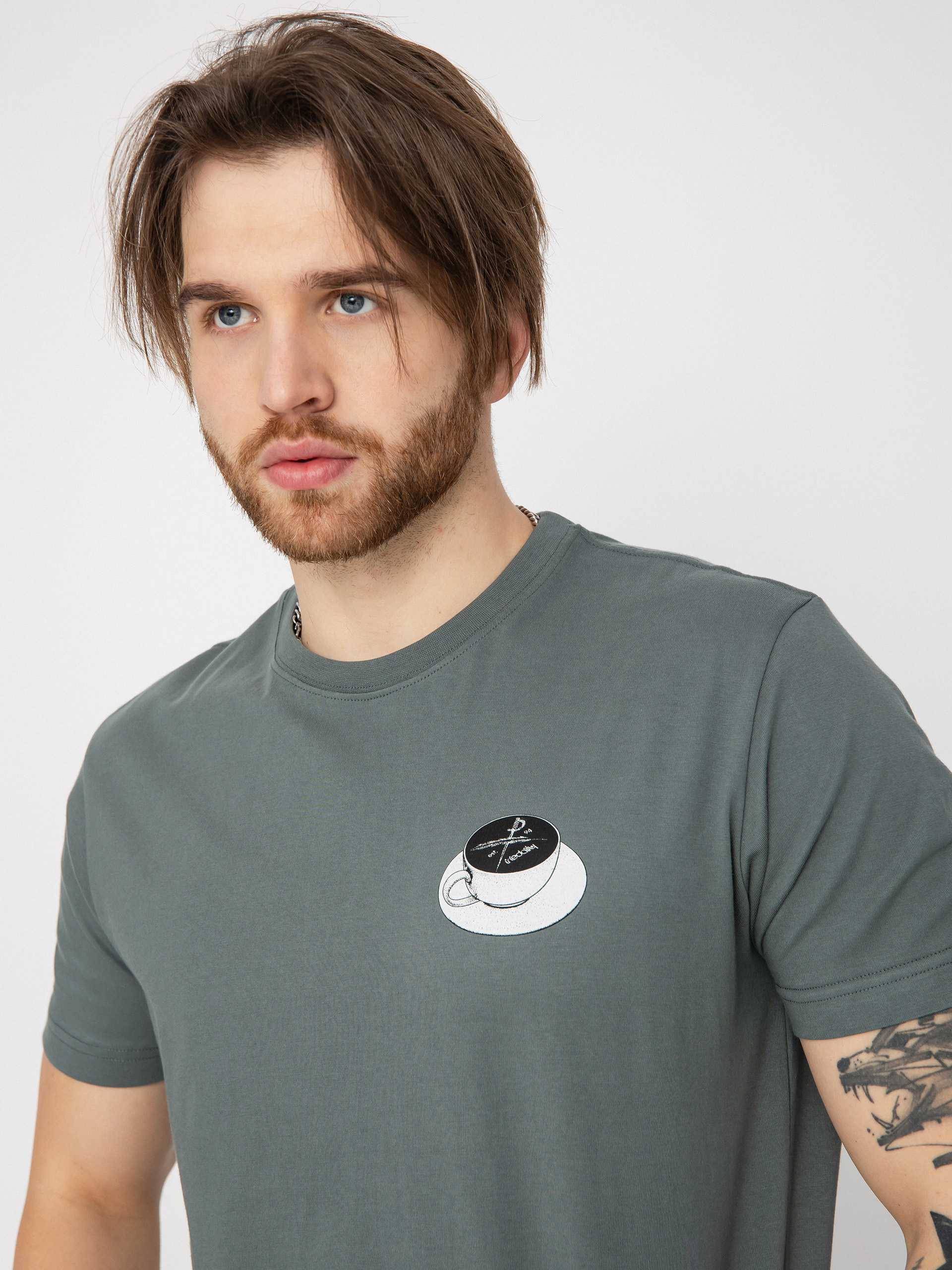 Iriedaily Slowpresso T-shirt (jungle green)