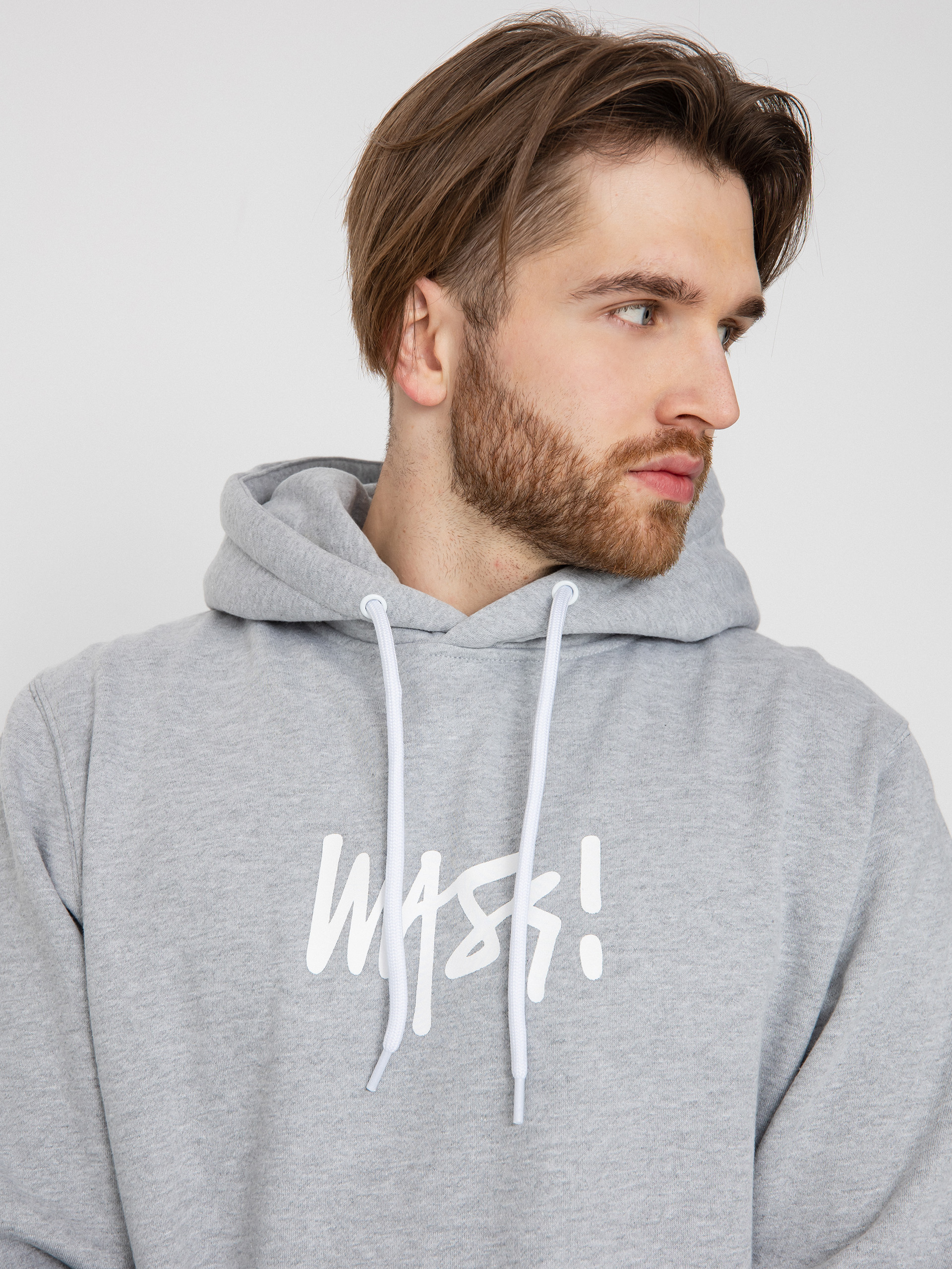 MassDnm Signature Medium Logo Sweatshirt (heather grey)