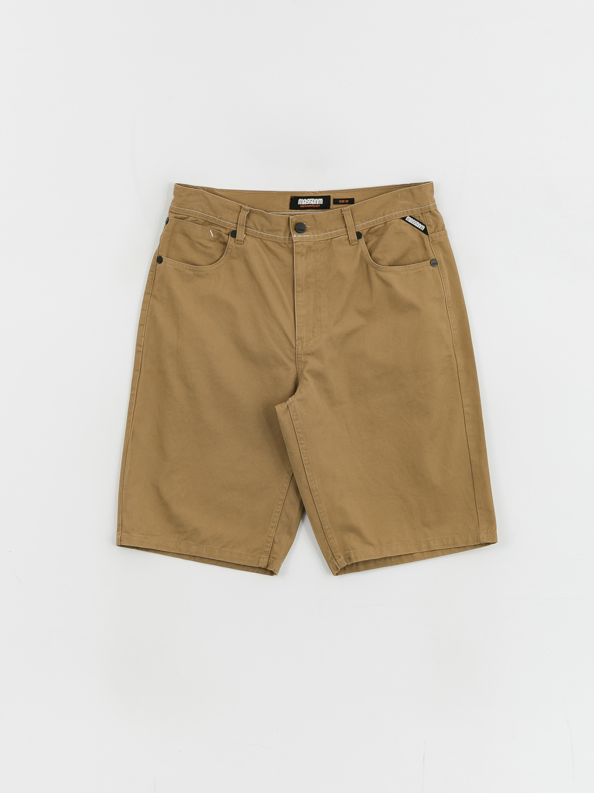 MassDnm Base Regular Fit Shorts (beige)