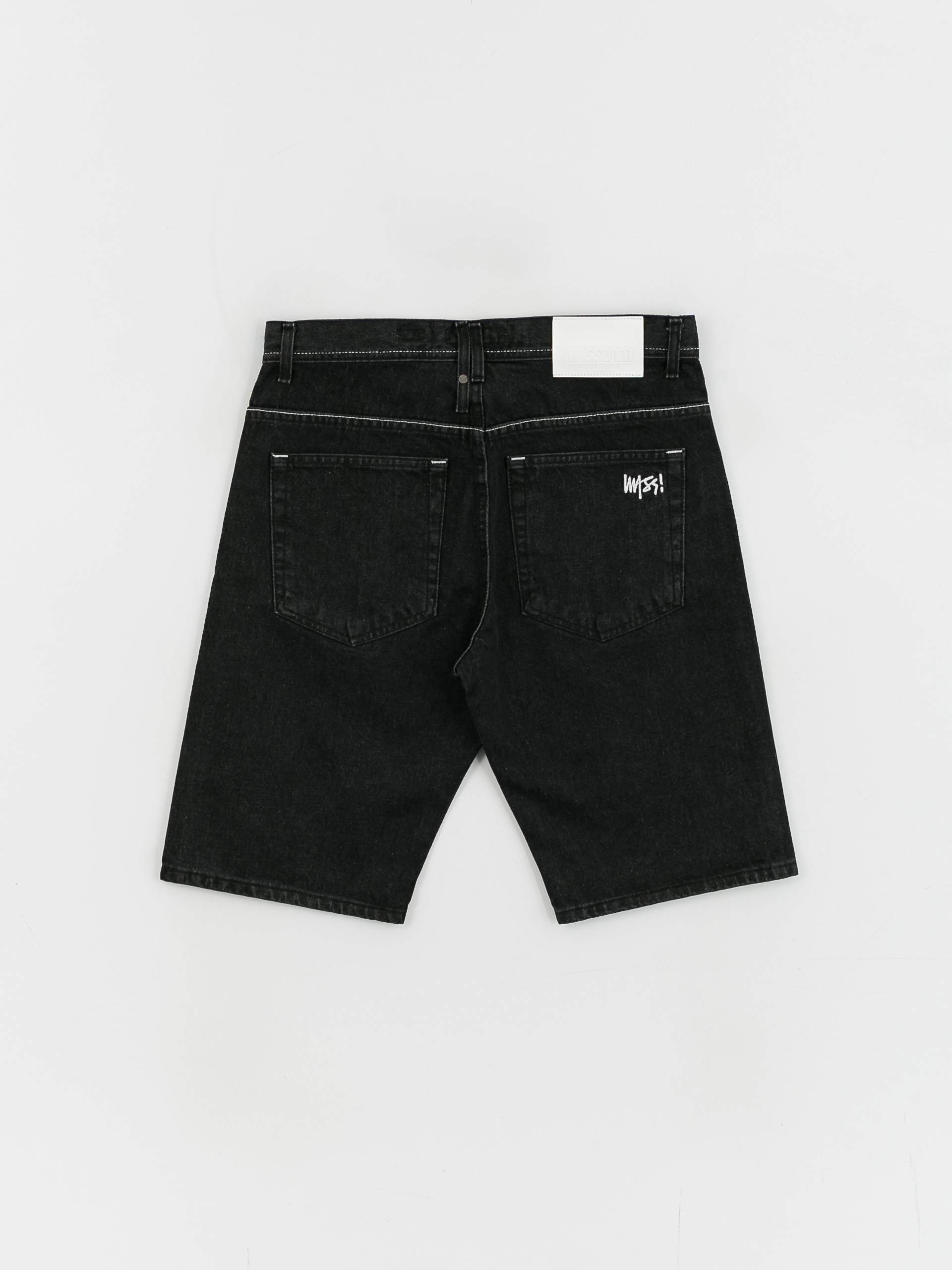 MassDnm Jeans Signature 2.0 Tapered Fit Shorts (black washed)