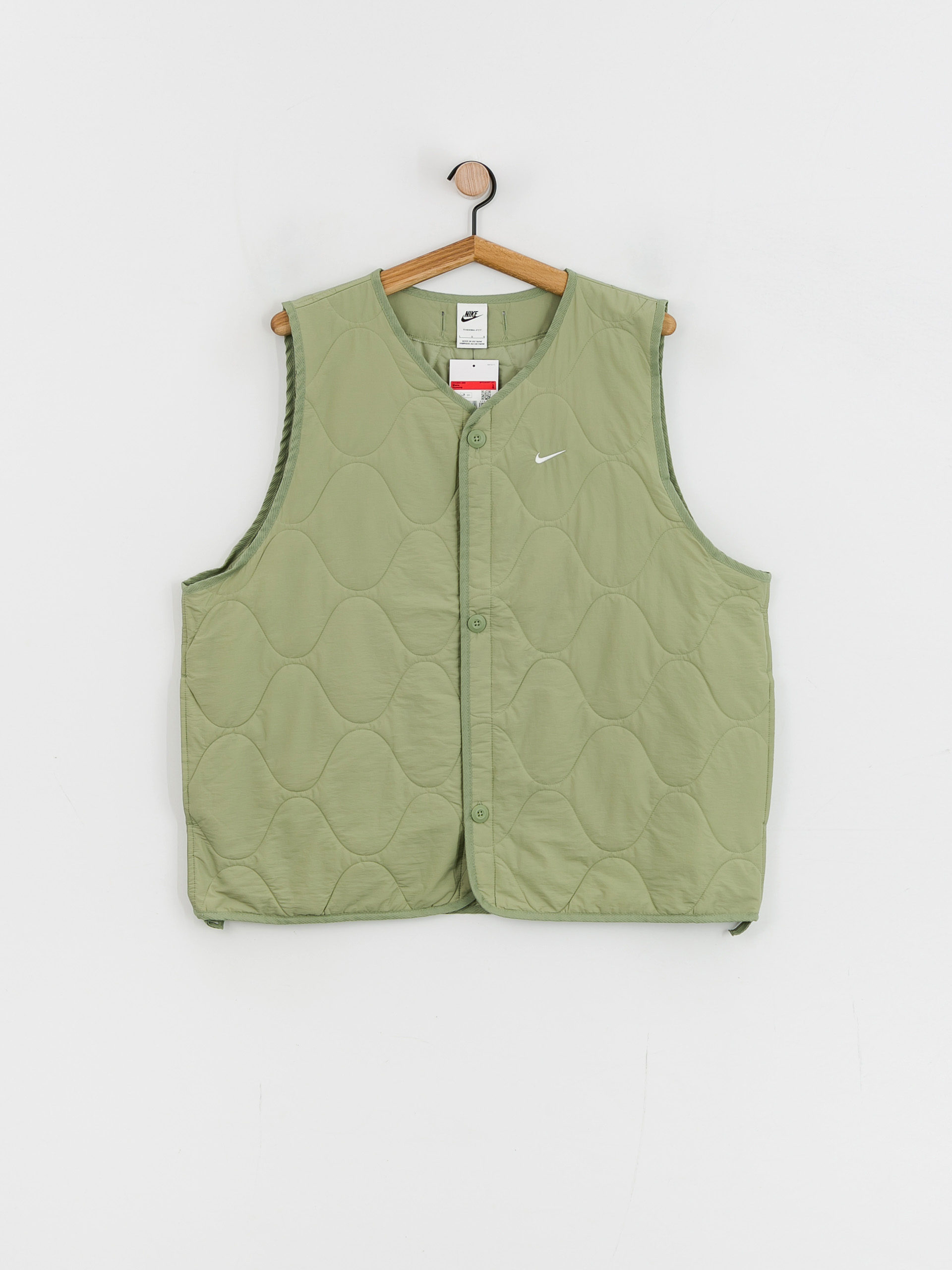 Nike SB Wvn Insulated Military Vest green oil green white