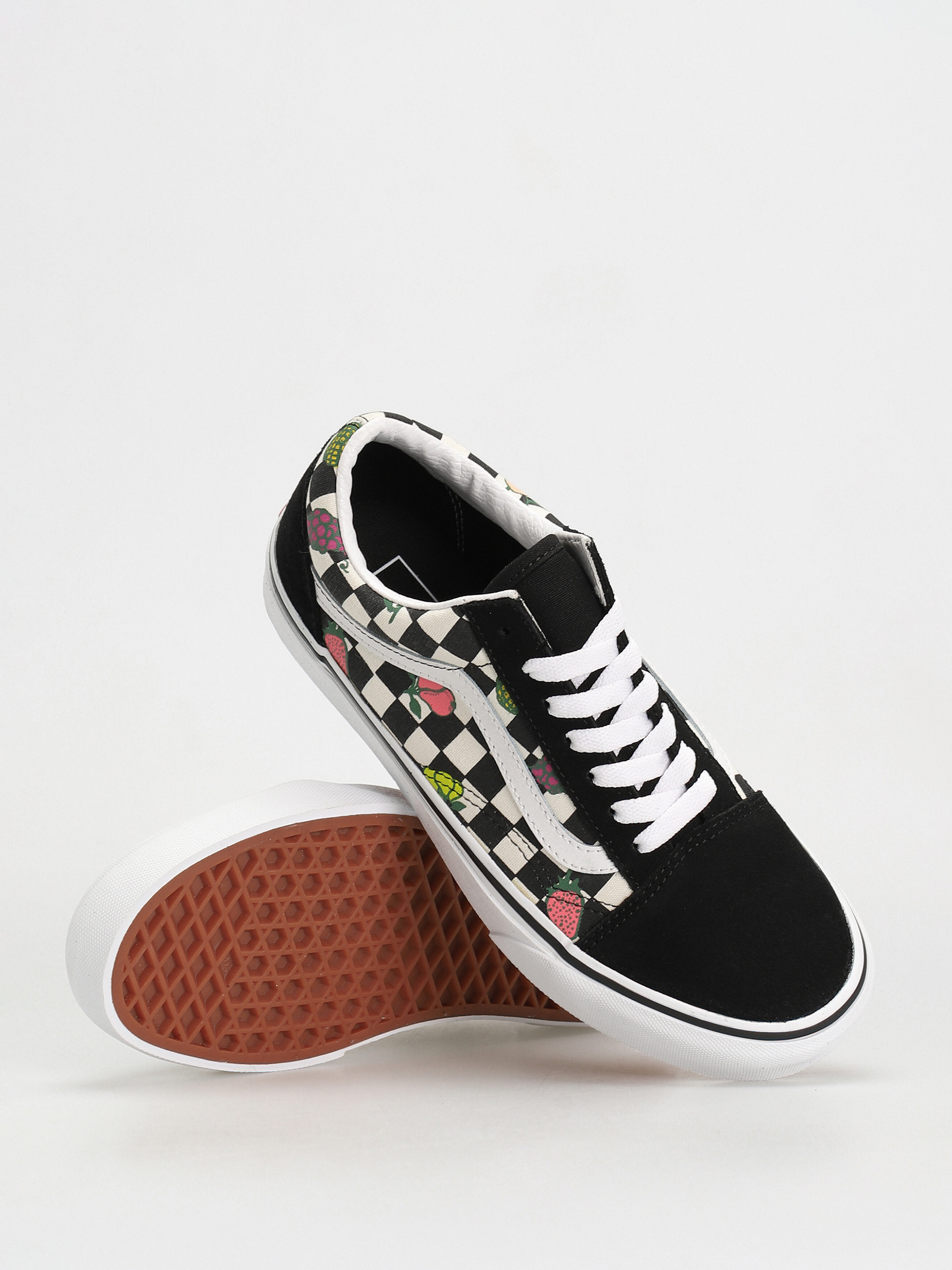 Vans Old Skool Shoes Wmn (fruit checkerboard black/white)