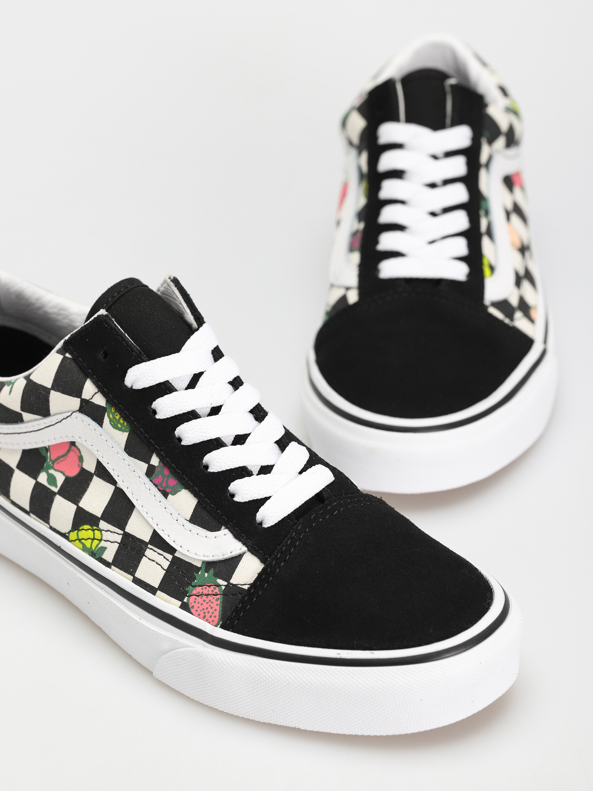 Vans Old Skool Shoes Wmn (fruit checkerboard black/white)