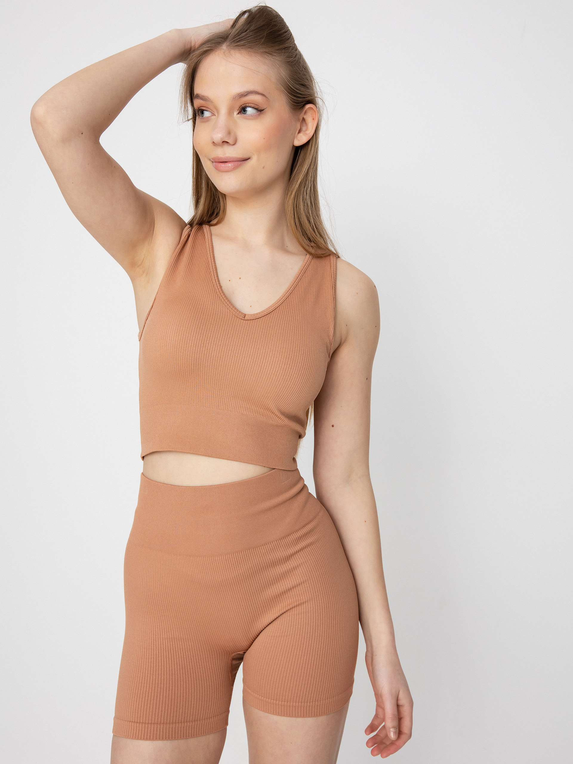 Roxy Chill Out Seamless V Sport-HB Wmn (mocha mousse)
