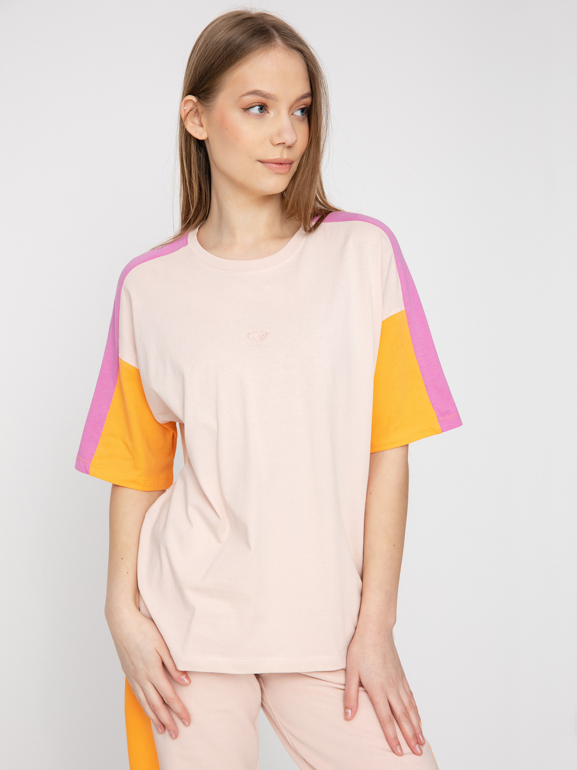 Roxy Essential Energy Cblock T-shirt Wmn (peach whip)