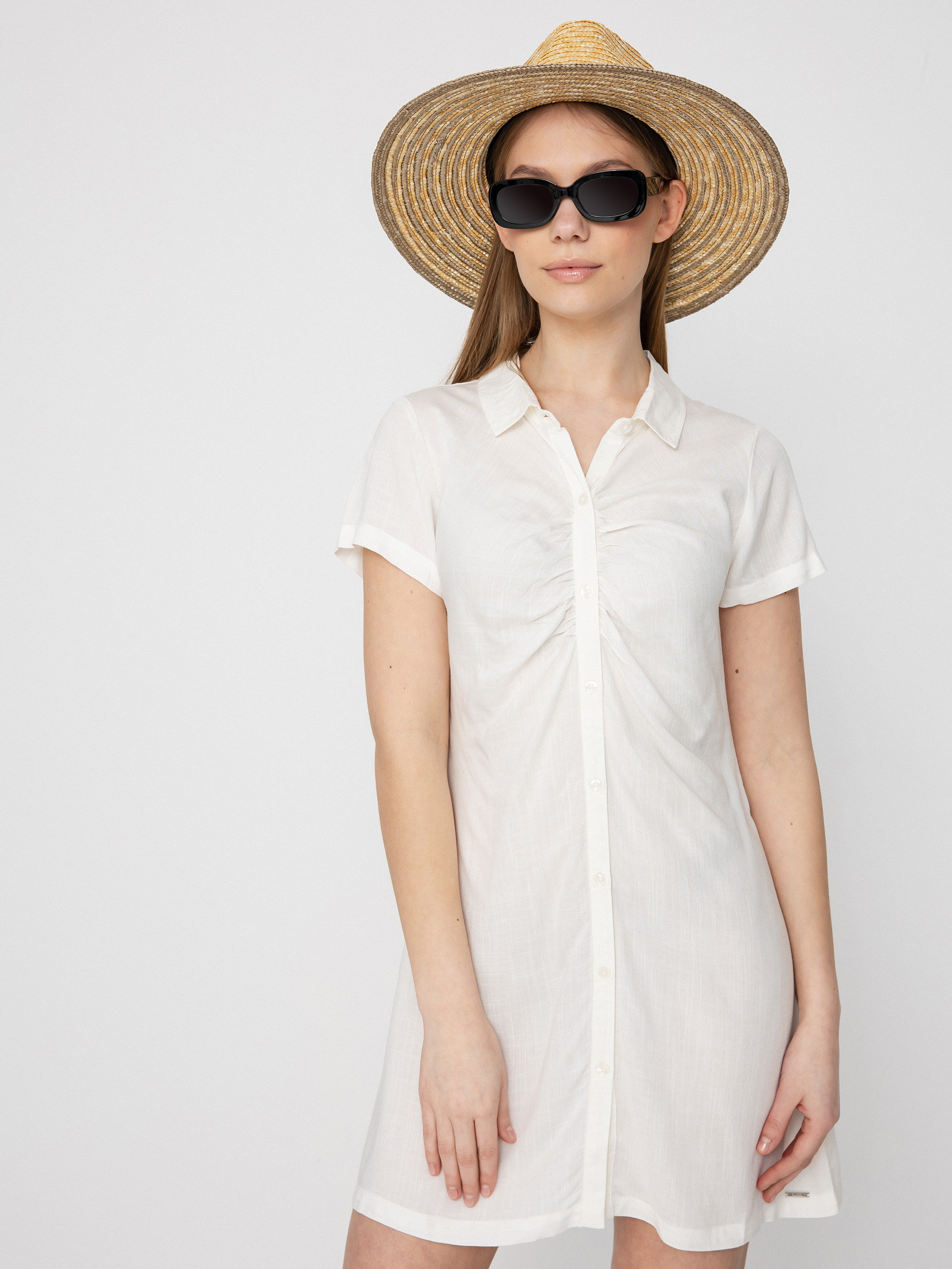 Volcom Coco Ho Shirt Dress Wmn (star white)