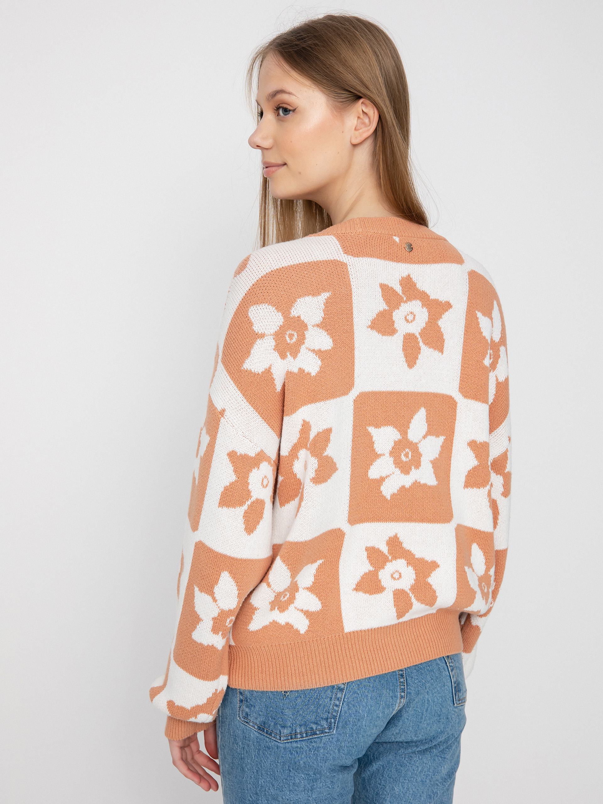 Roxy Million Glory Sweater Wmn (snow white one love check)