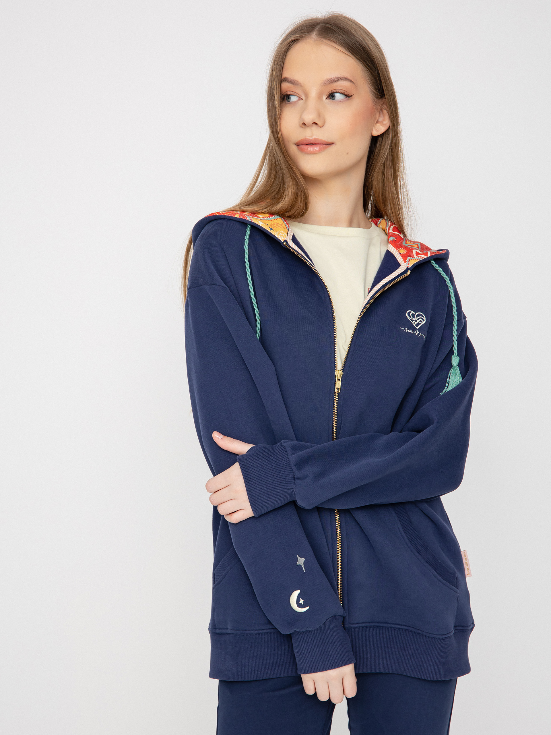 Femi Stories Hola HD Hoodie Wmn (nblu)