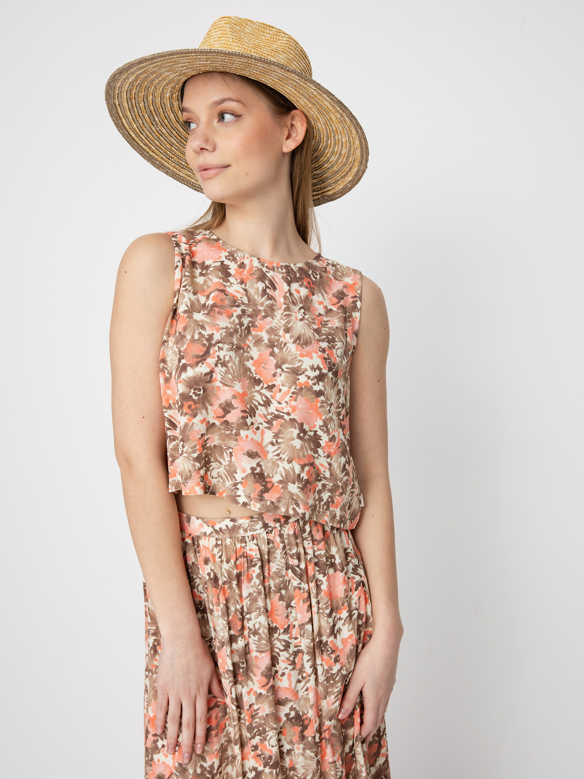 Brixton Capri Tank top Wmn (pink nectar)