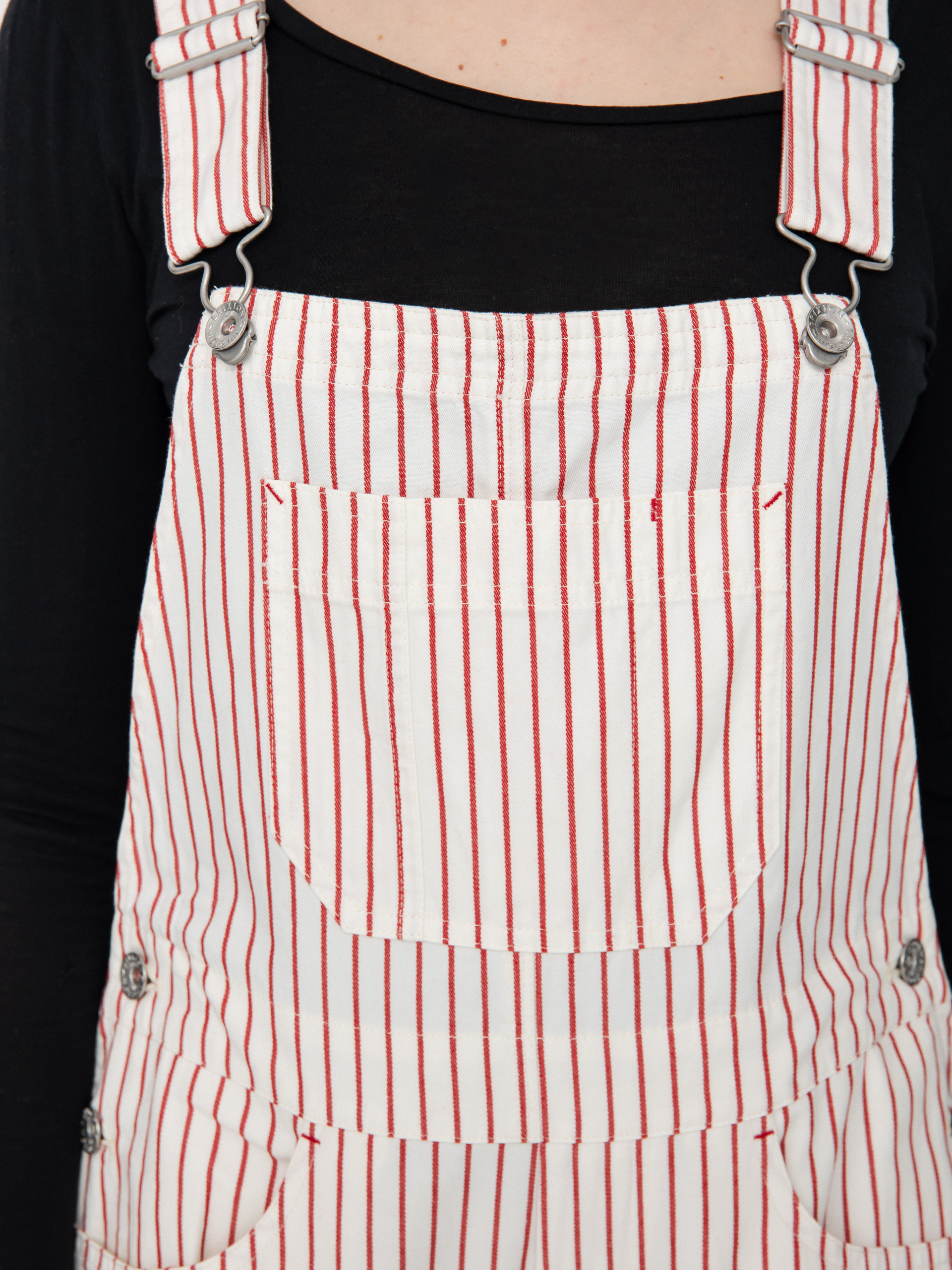 Brixton Costa Overall Pants Wmn (aloha red)