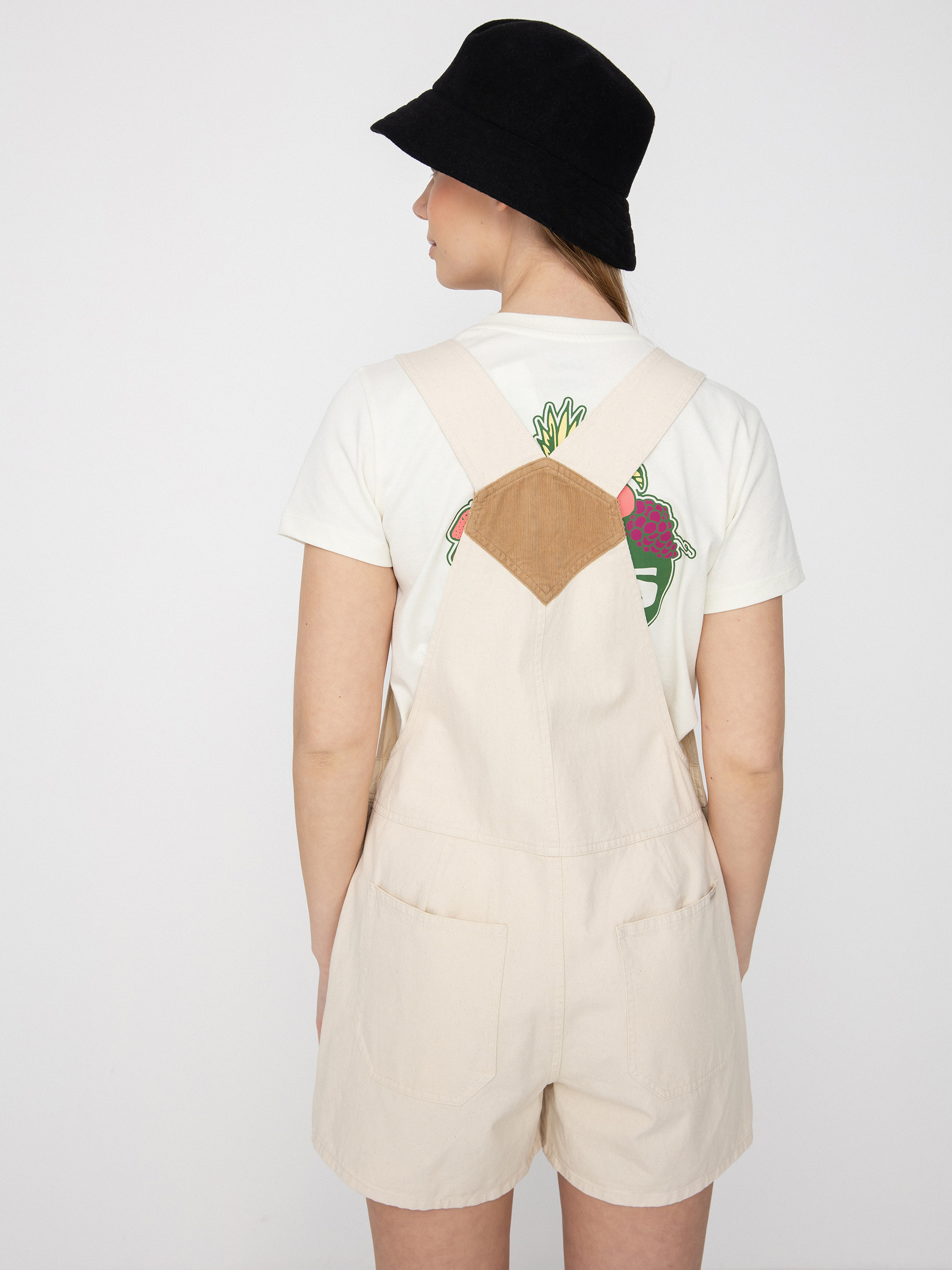 Brixton Costa Overall Shorts Wmn (natural)