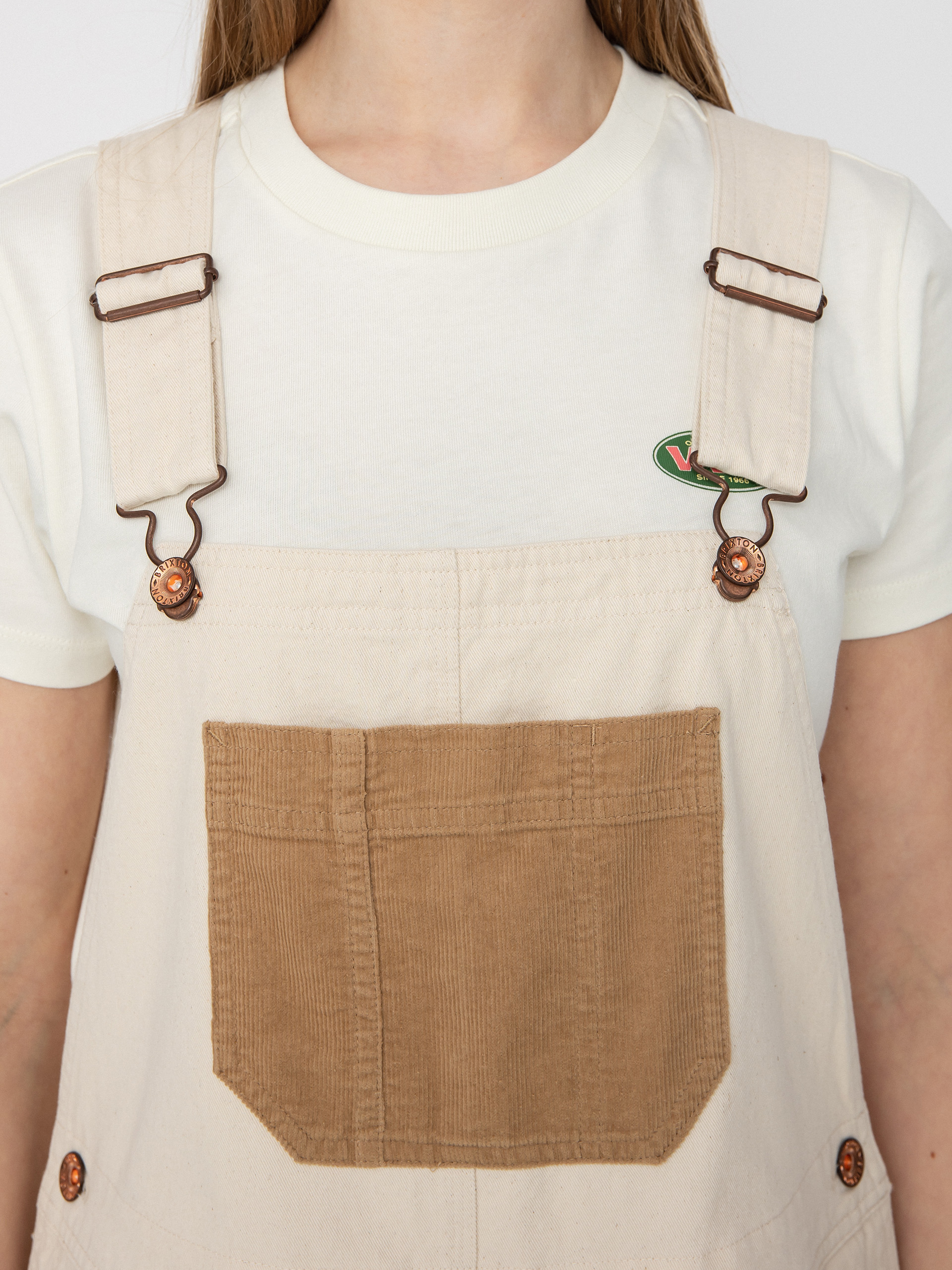 Brixton Costa Overall Shorts Wmn (natural)