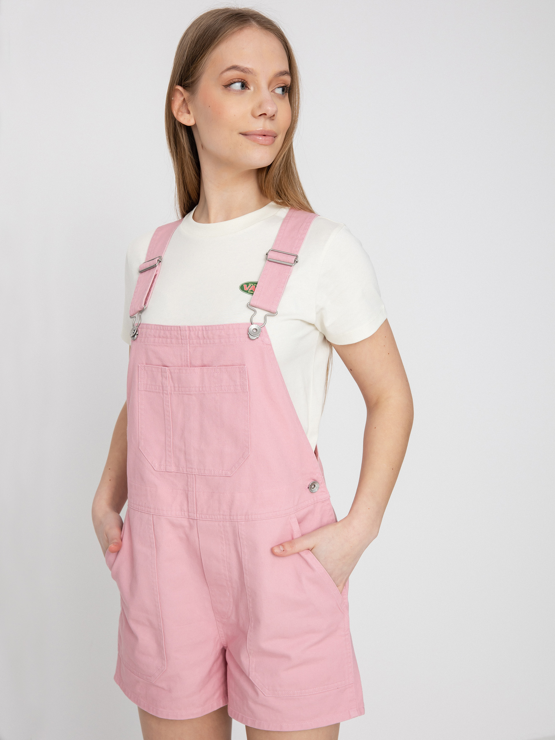 Brixton Costa Overall Shorts Wmn (pink nectar)