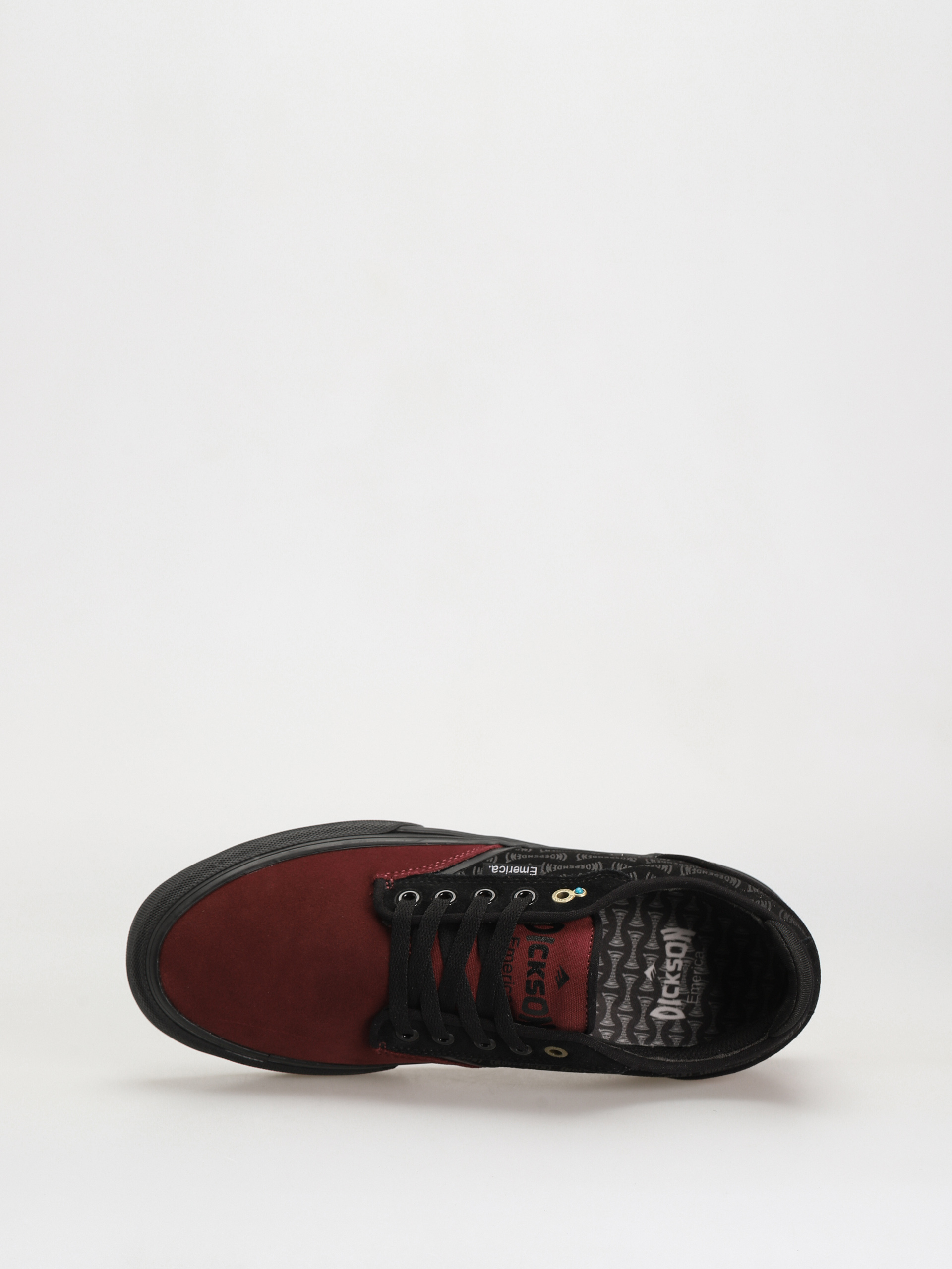Emerica Dickson X Independent Shoes (red/black)