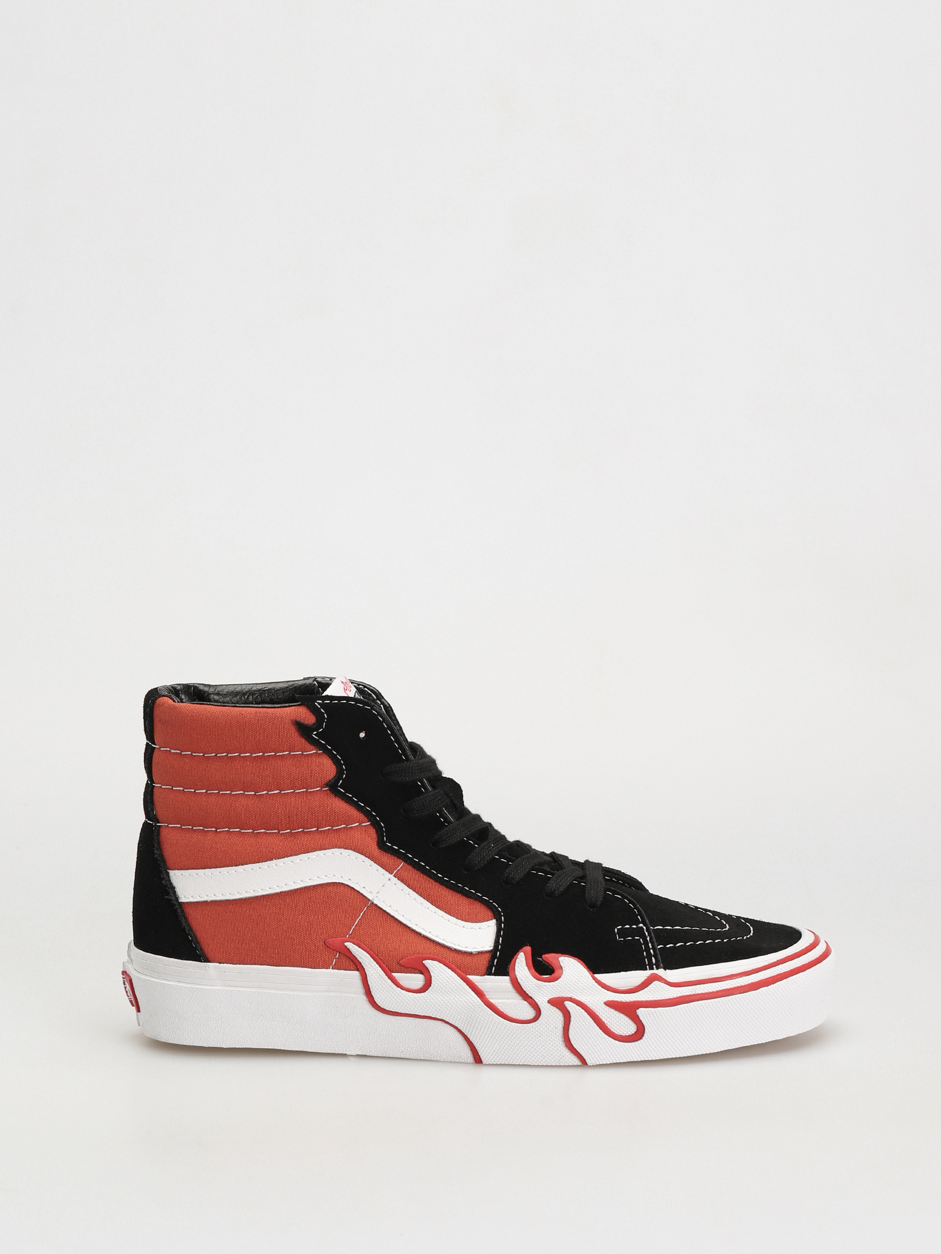 Vans Sk8 Hi Flame Shoes (burnt ochre)