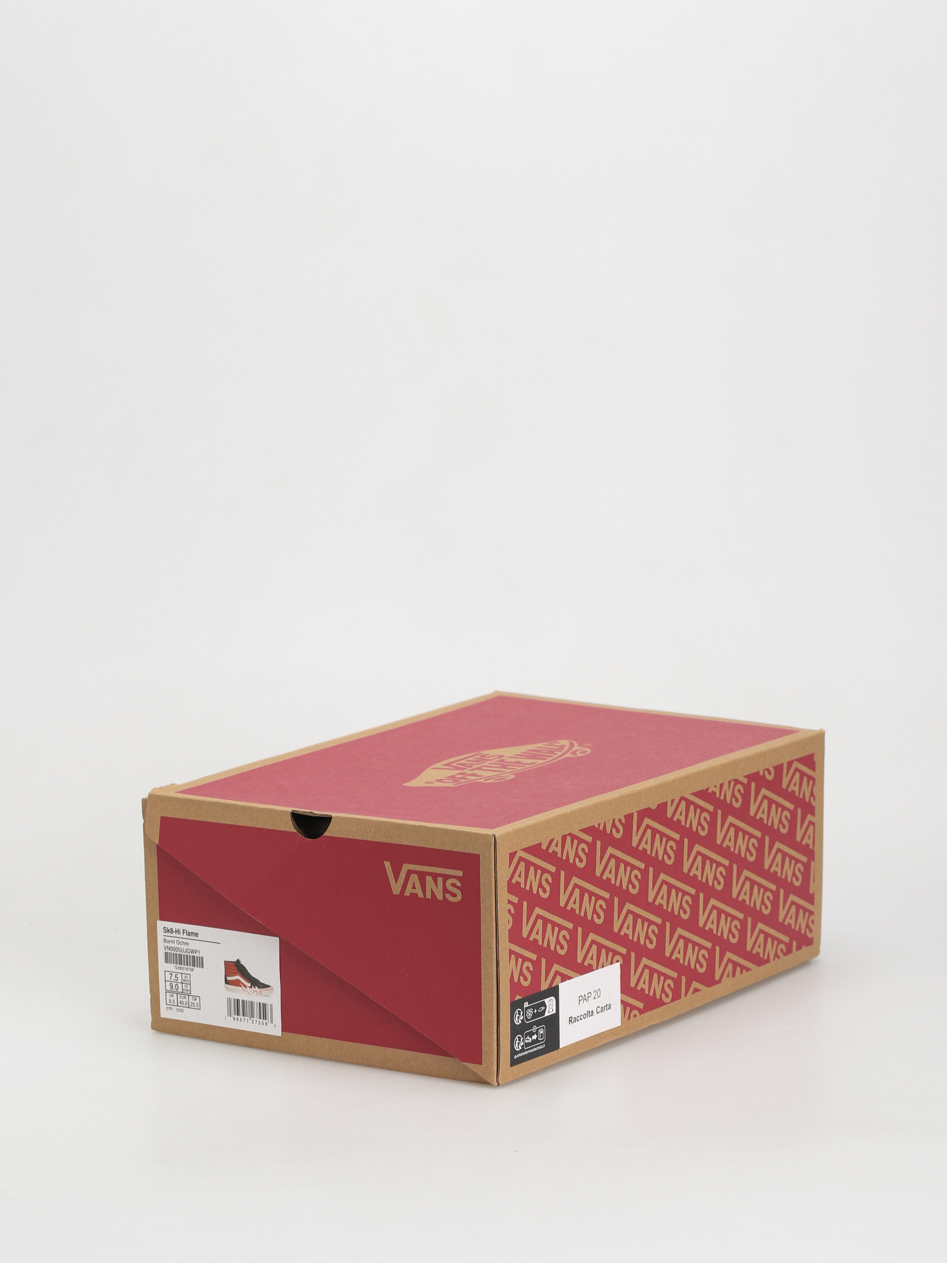 Vans Sk8 Hi Flame Shoes (burnt ochre)