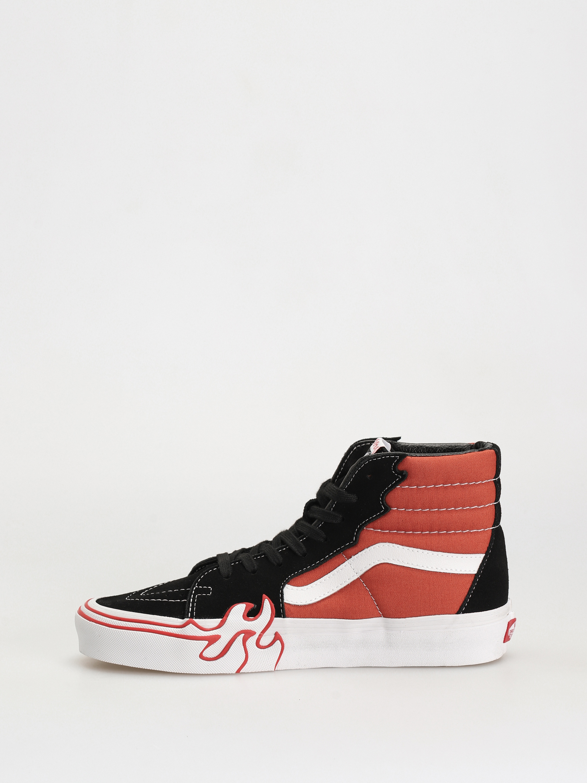 Vans Sk8 Hi Flame Shoes (burnt ochre)