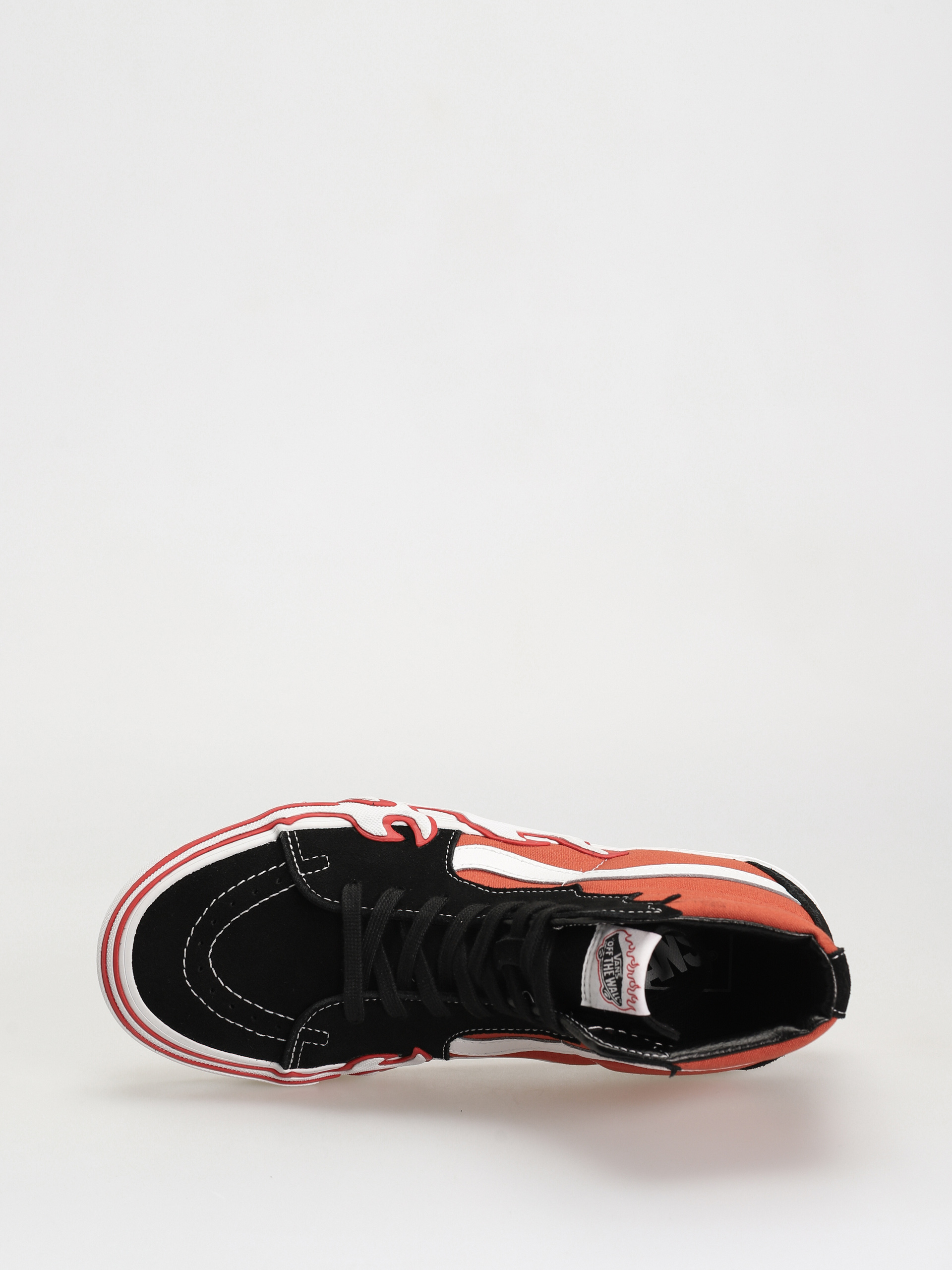 Vans Sk8 Hi Flame Shoes (burnt ochre)