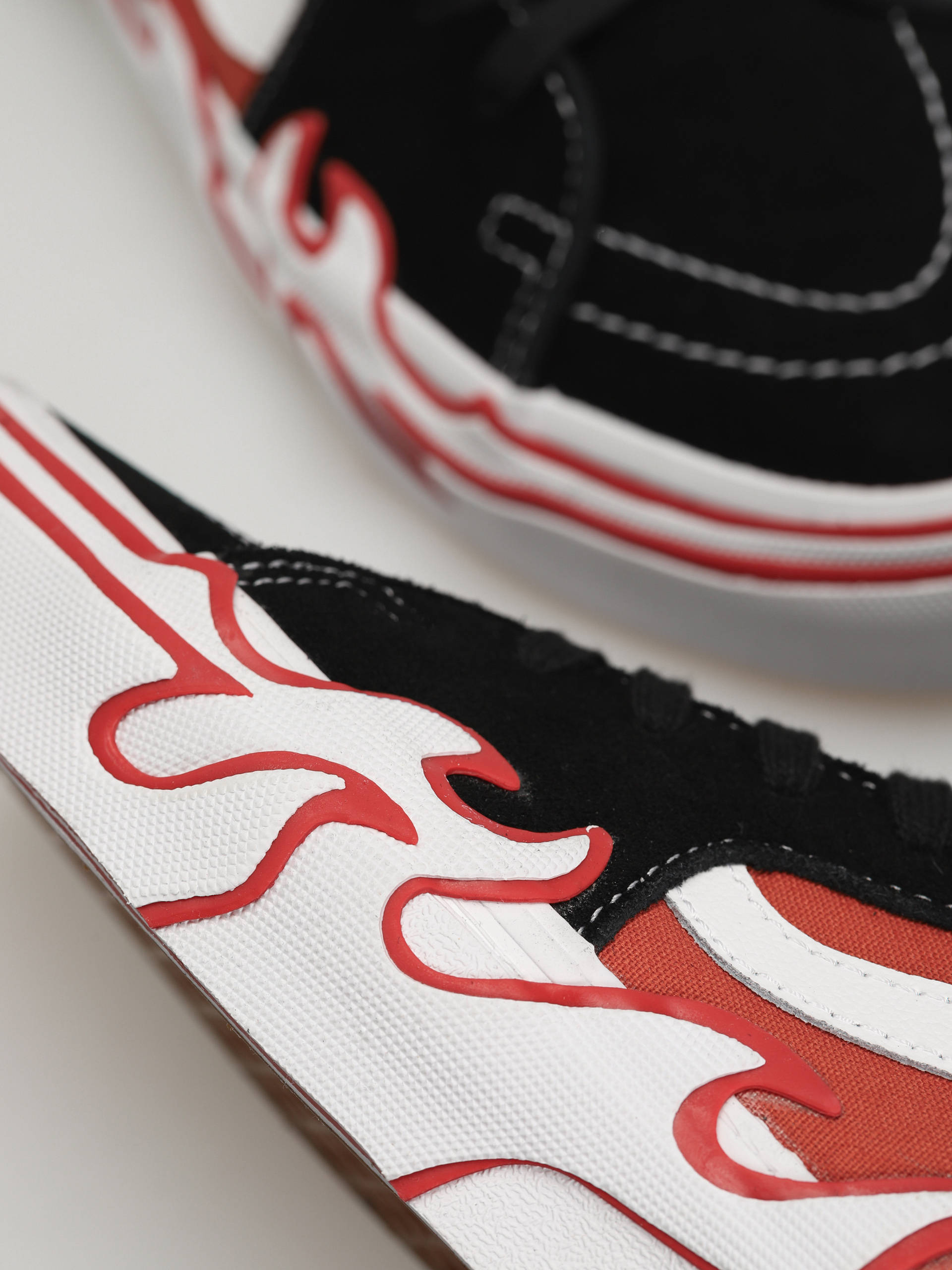 Vans Sk8 Hi Flame Schuhe (burnt ochre)