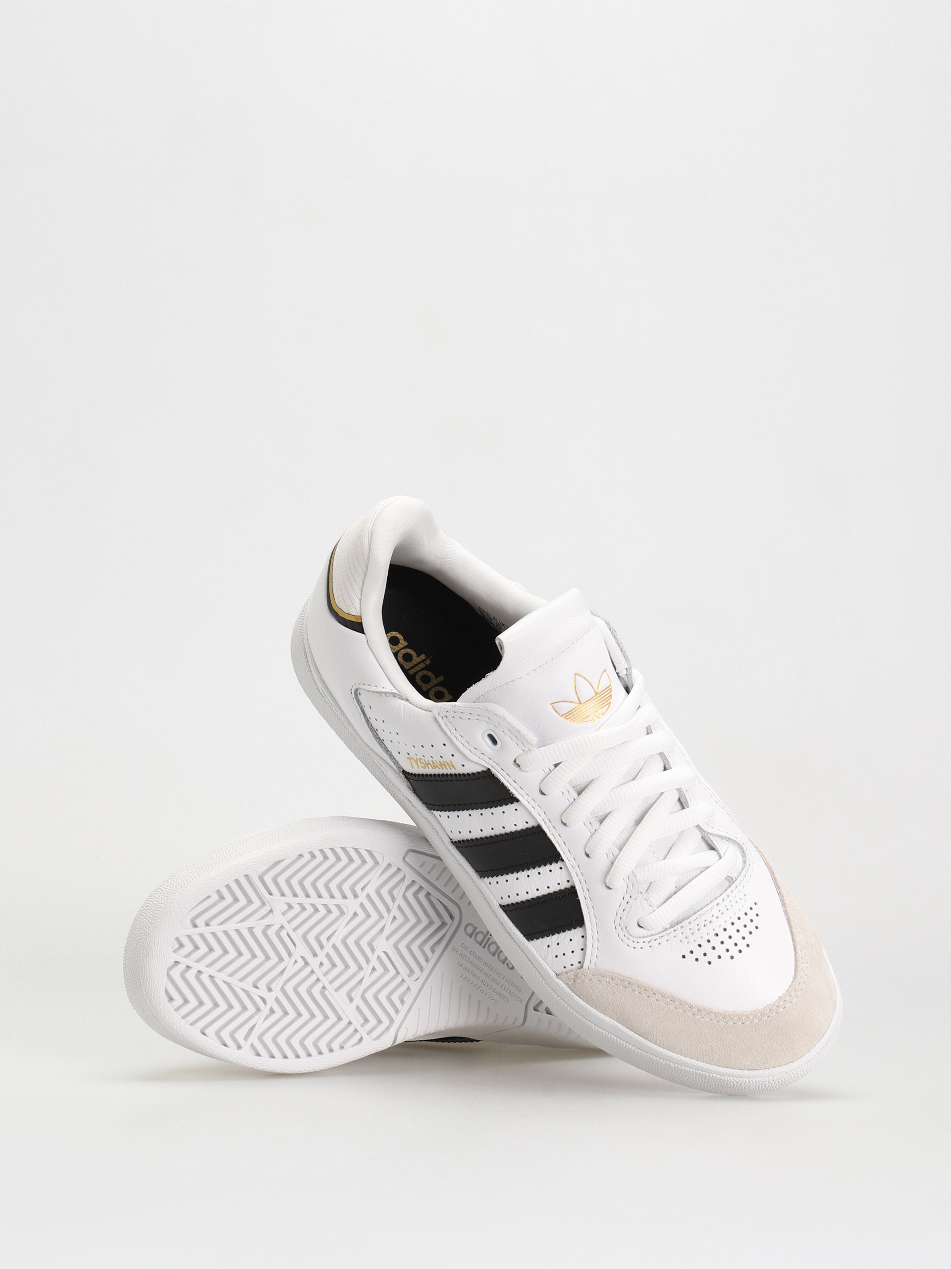 adidas Tyshawn Low Shoes (ftwwht/cblack/goldmt)