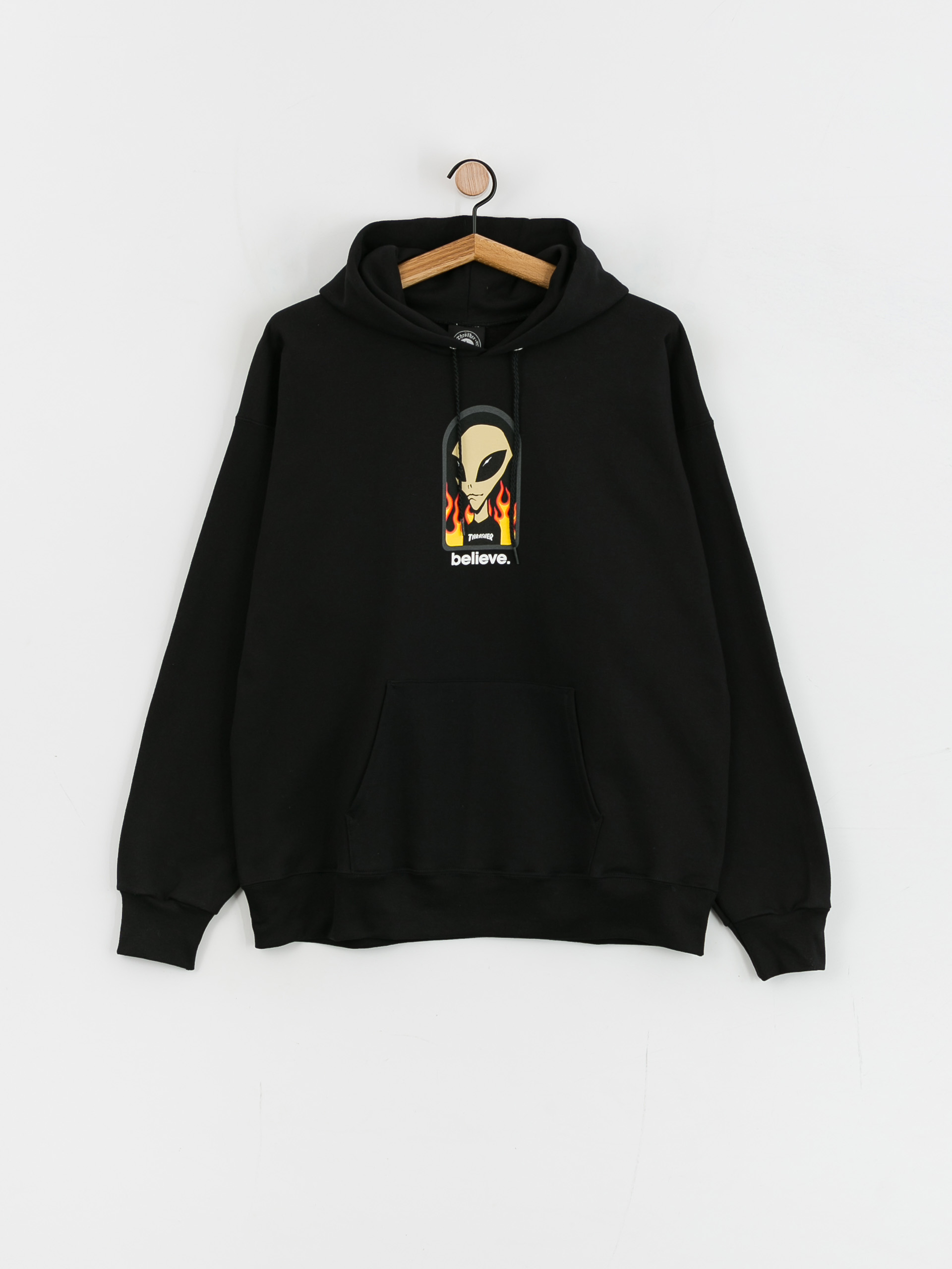 Thrasher X Alien Workshop Believe HD Hoodie (black)