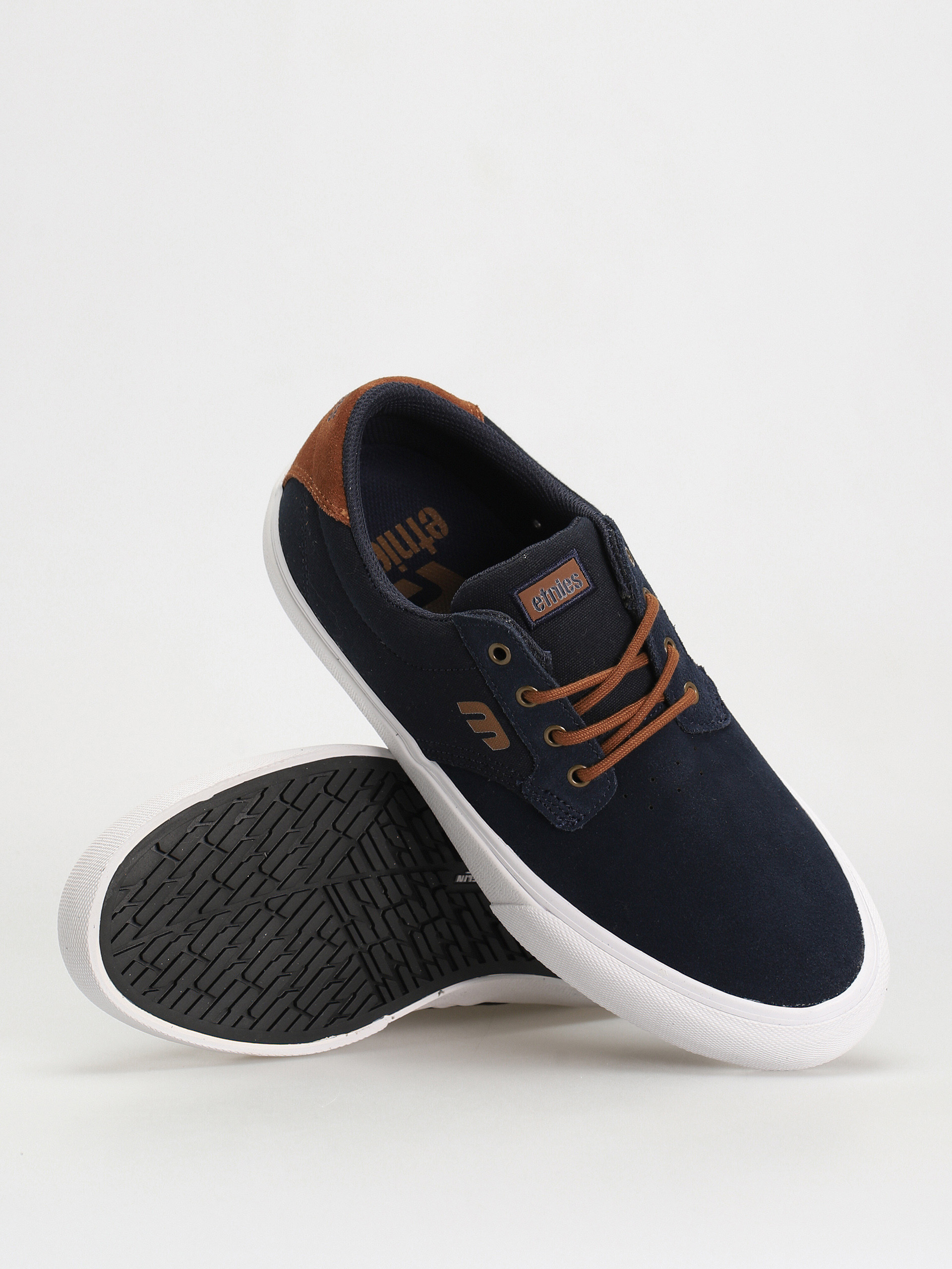 Etnies Singleton Vulc Xlt Shoes (navy/brown/white)