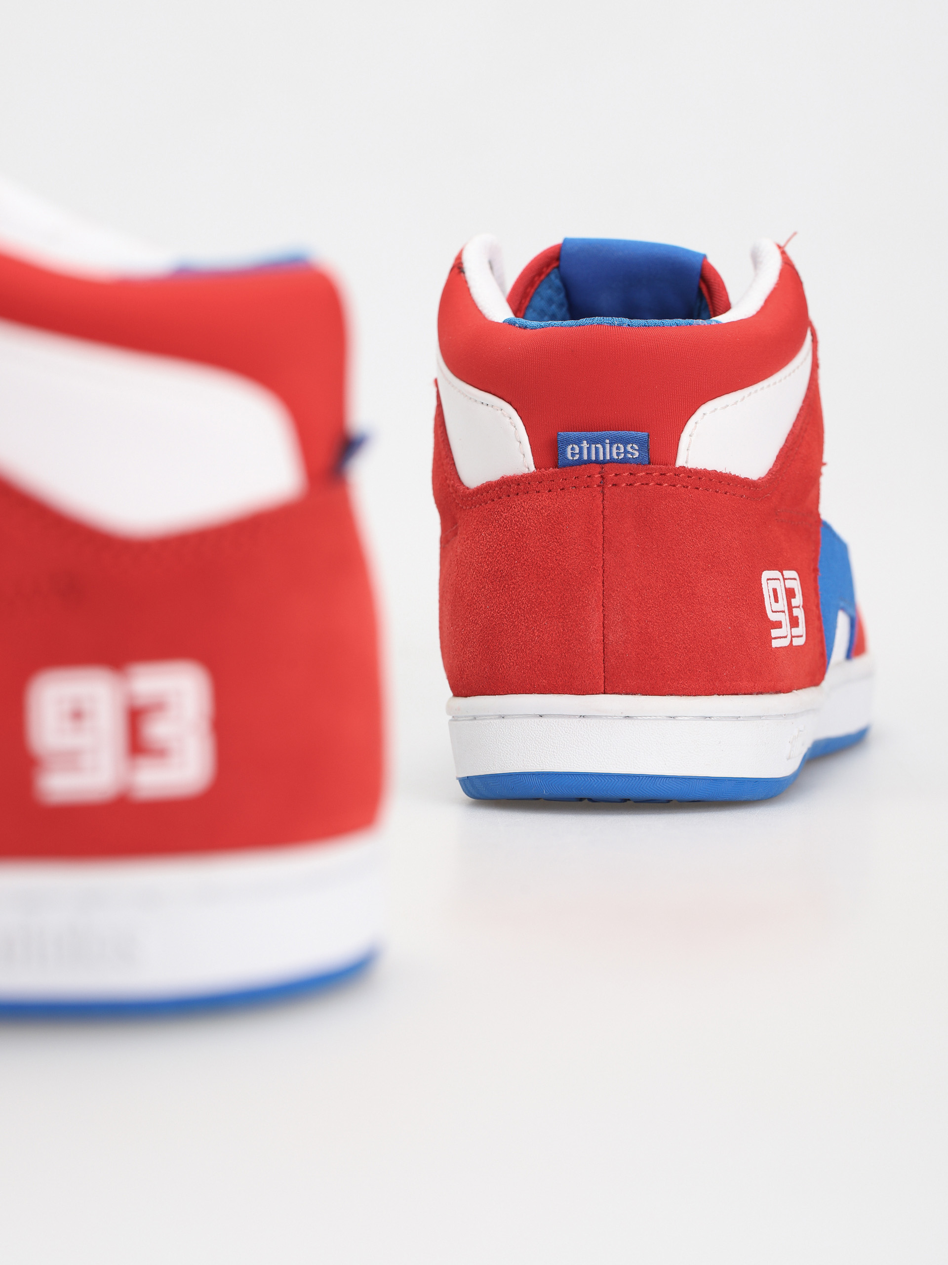 Etnies Mc Rap Hi Shoes (red/white/blue)