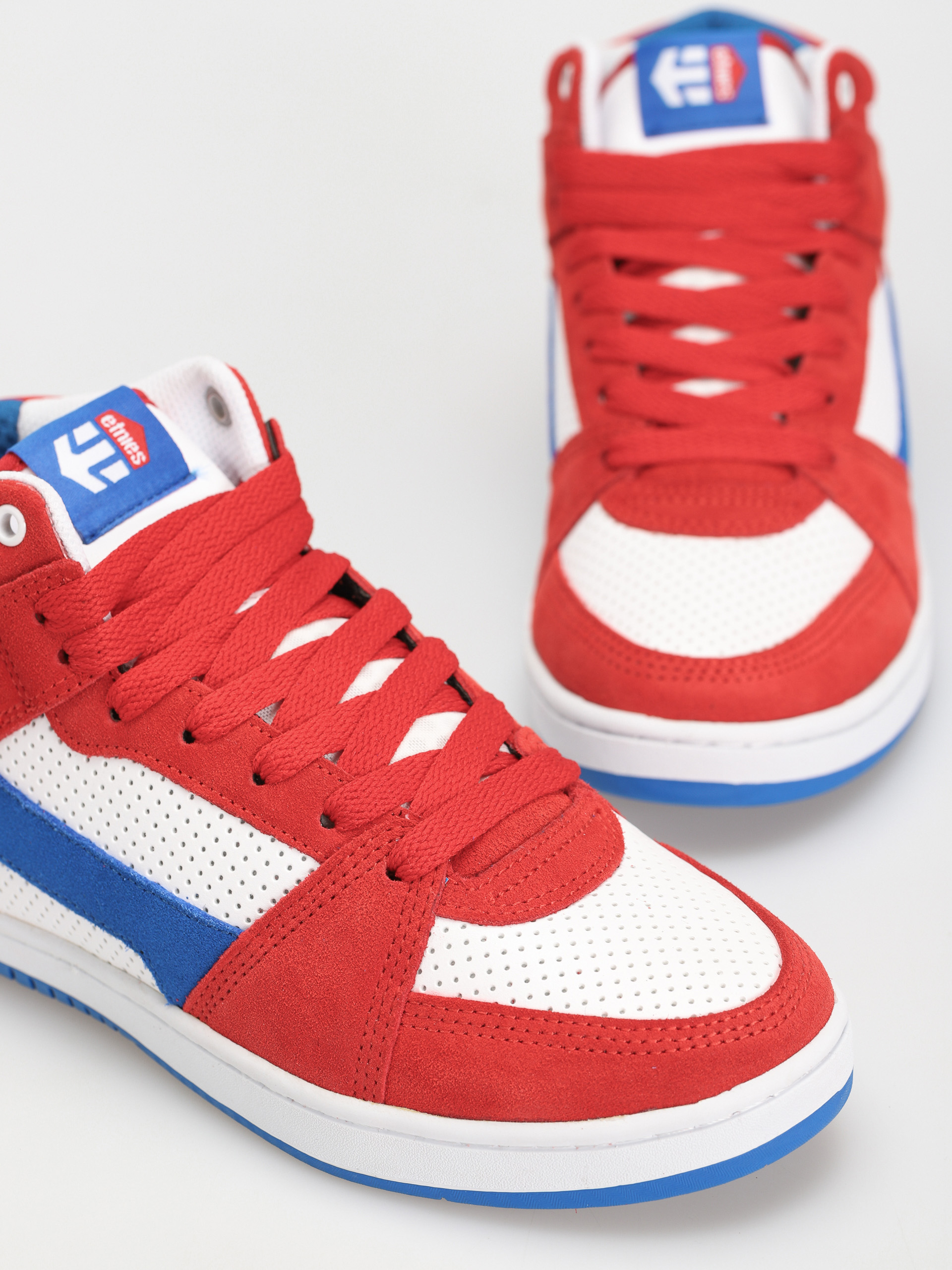 Etnies Mc Rap Hi Shoes (red/white/blue)