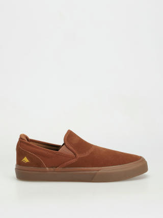 Emerica Wino G6 Slip On Shoes (brown/gum)