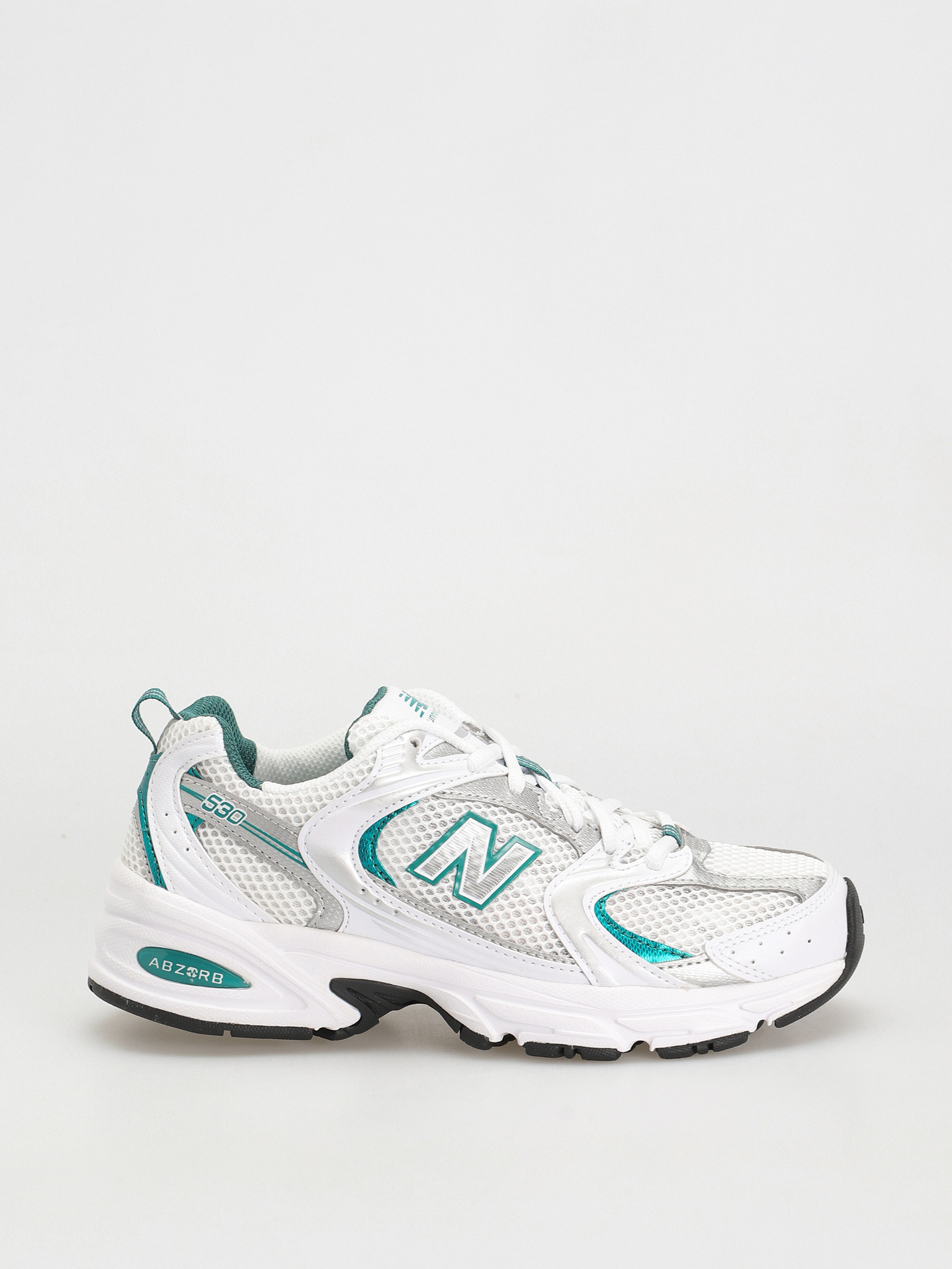 New Balance 530 Schuhe (white/silver metalic/turquoise)