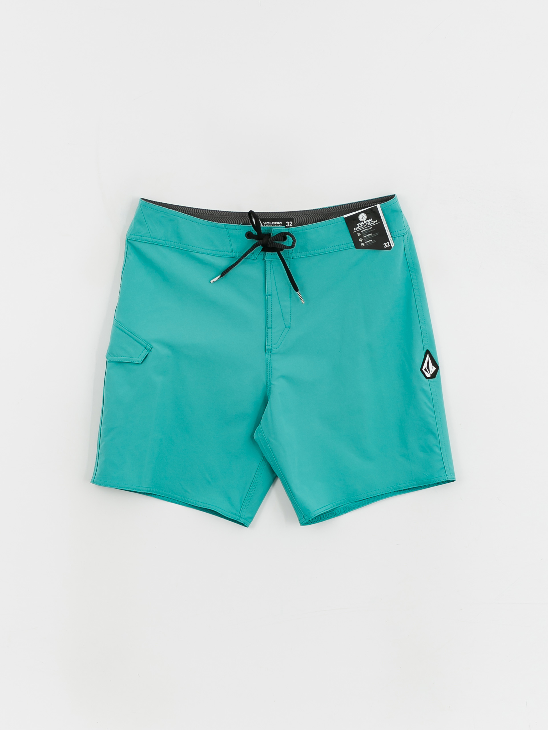 Lido Solid Mod 18 Boardshorts (temple teal)