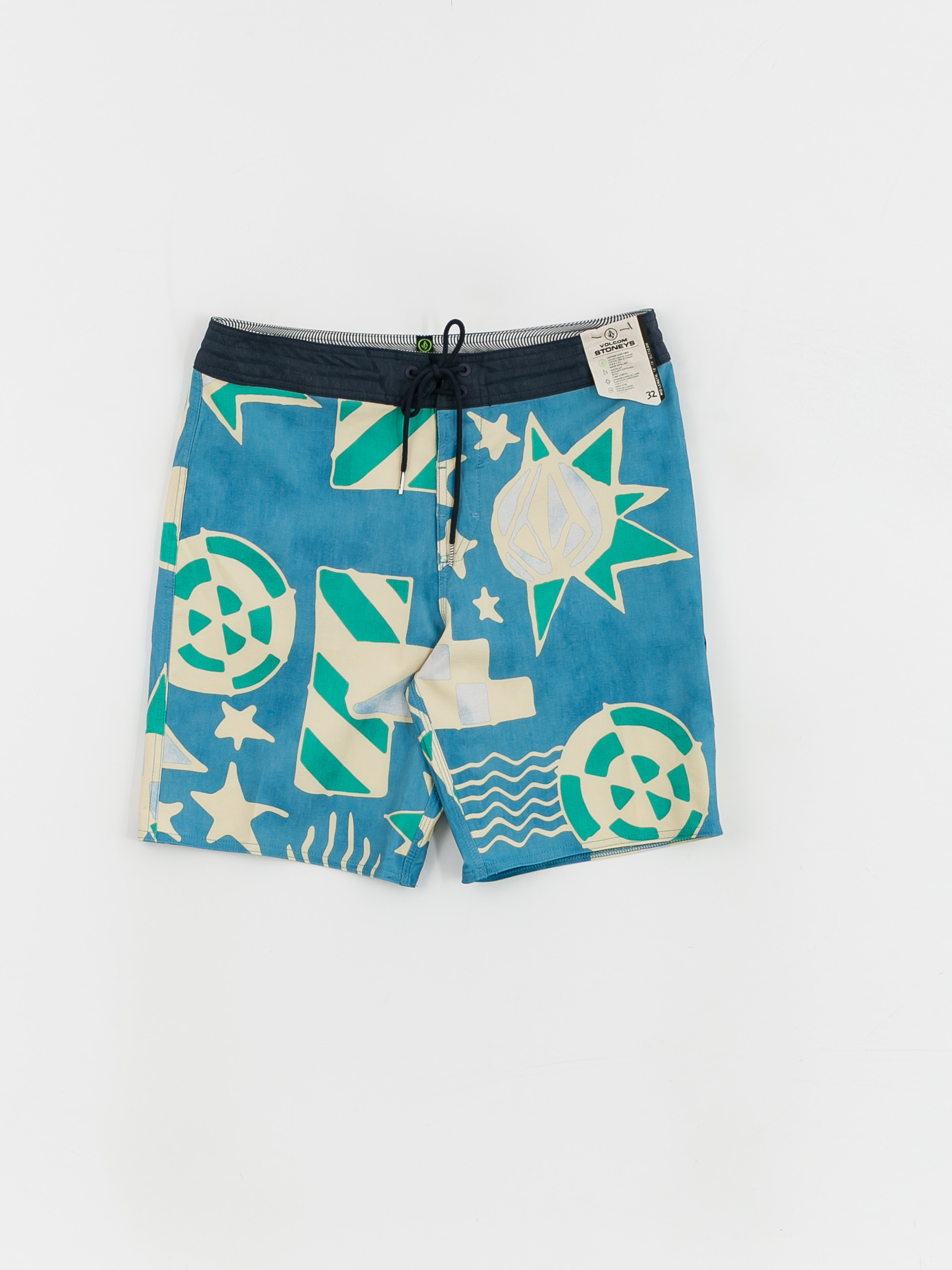 Volcom Geo Stoney 19 Boardshorts (aged indigo)