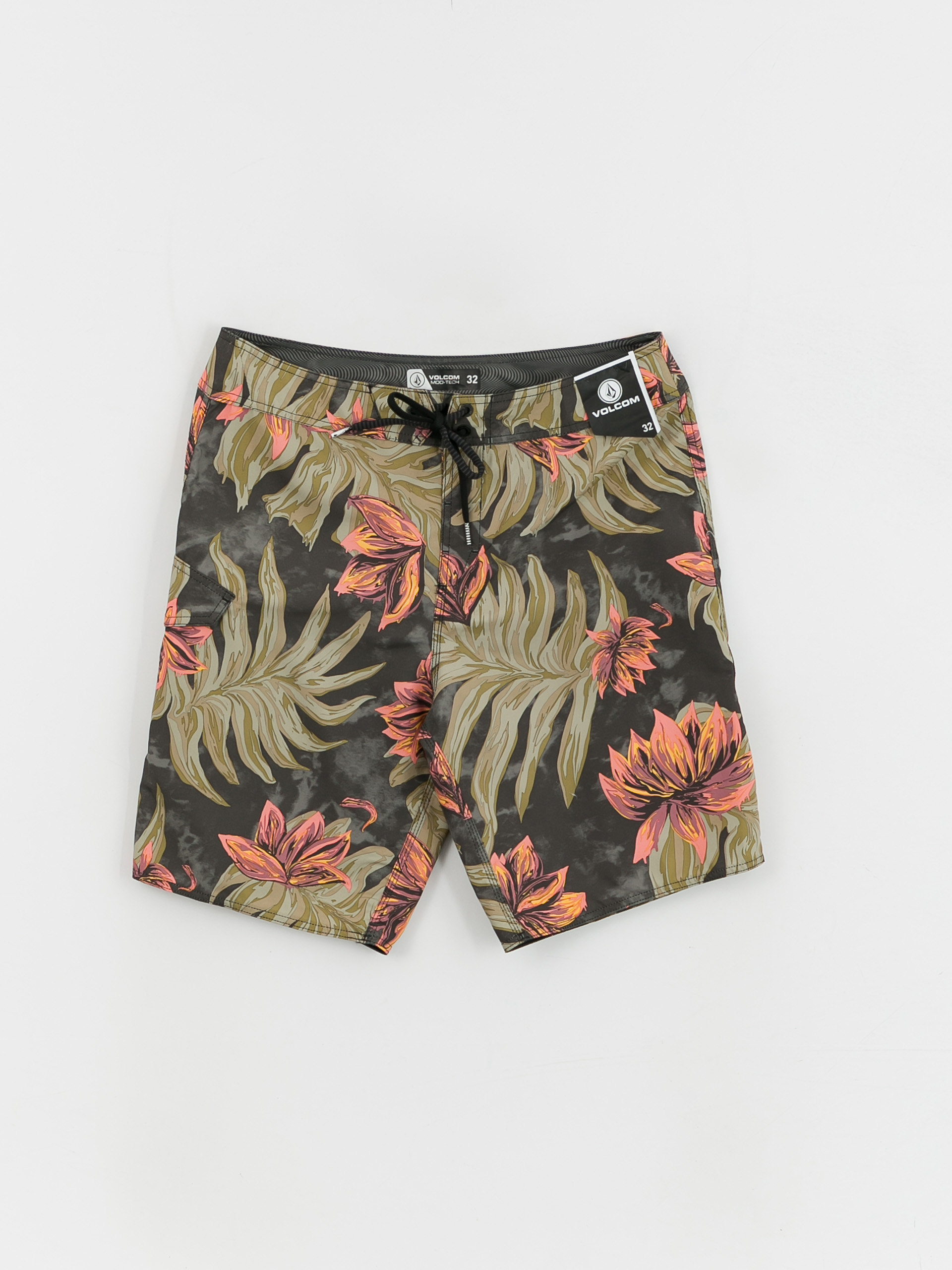 Volcom Mod Polydactal 20 Boardshorts (rinsed black)