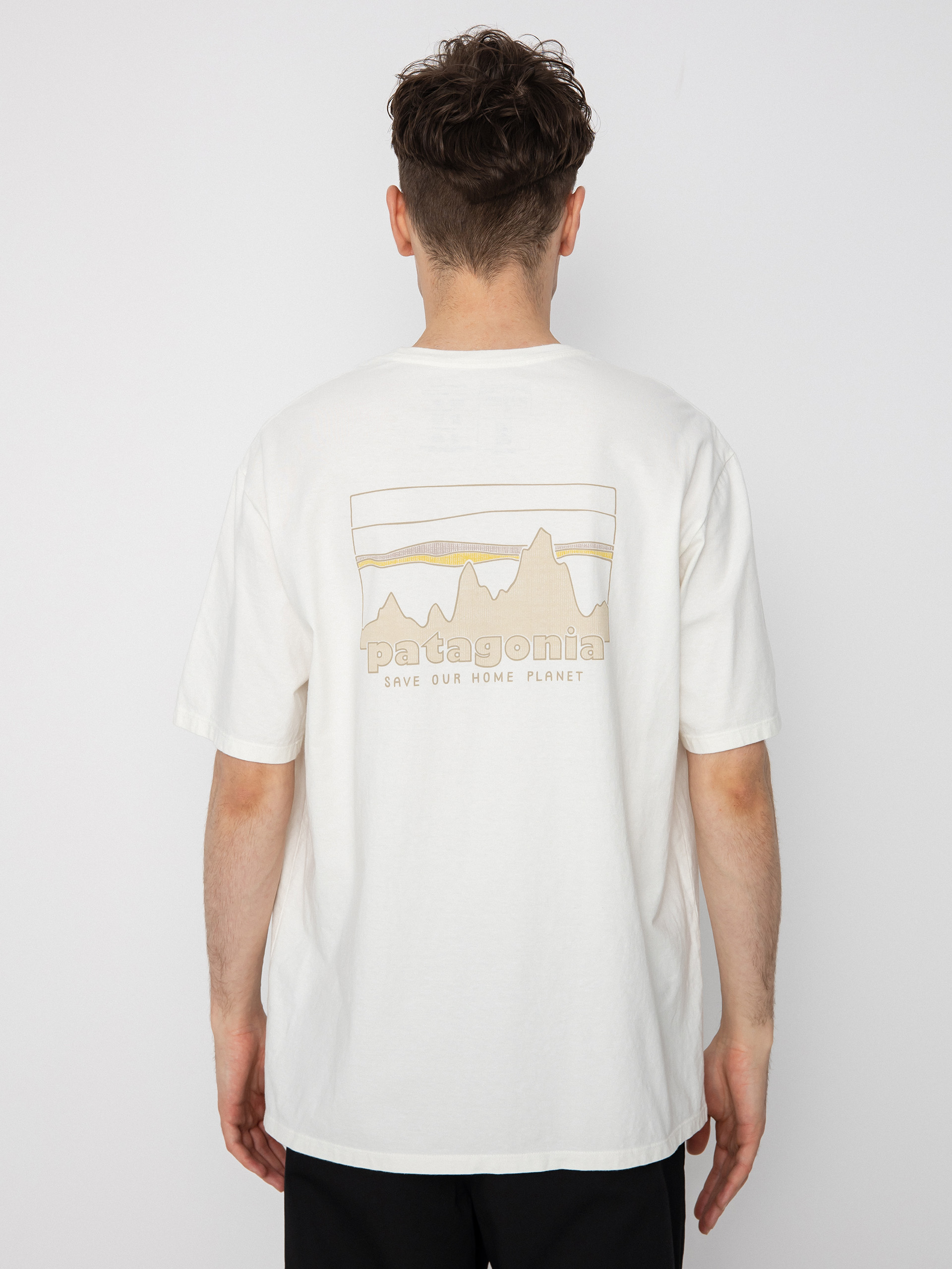 Patagonia 73 Skyline Organic T-shirt (birch white)