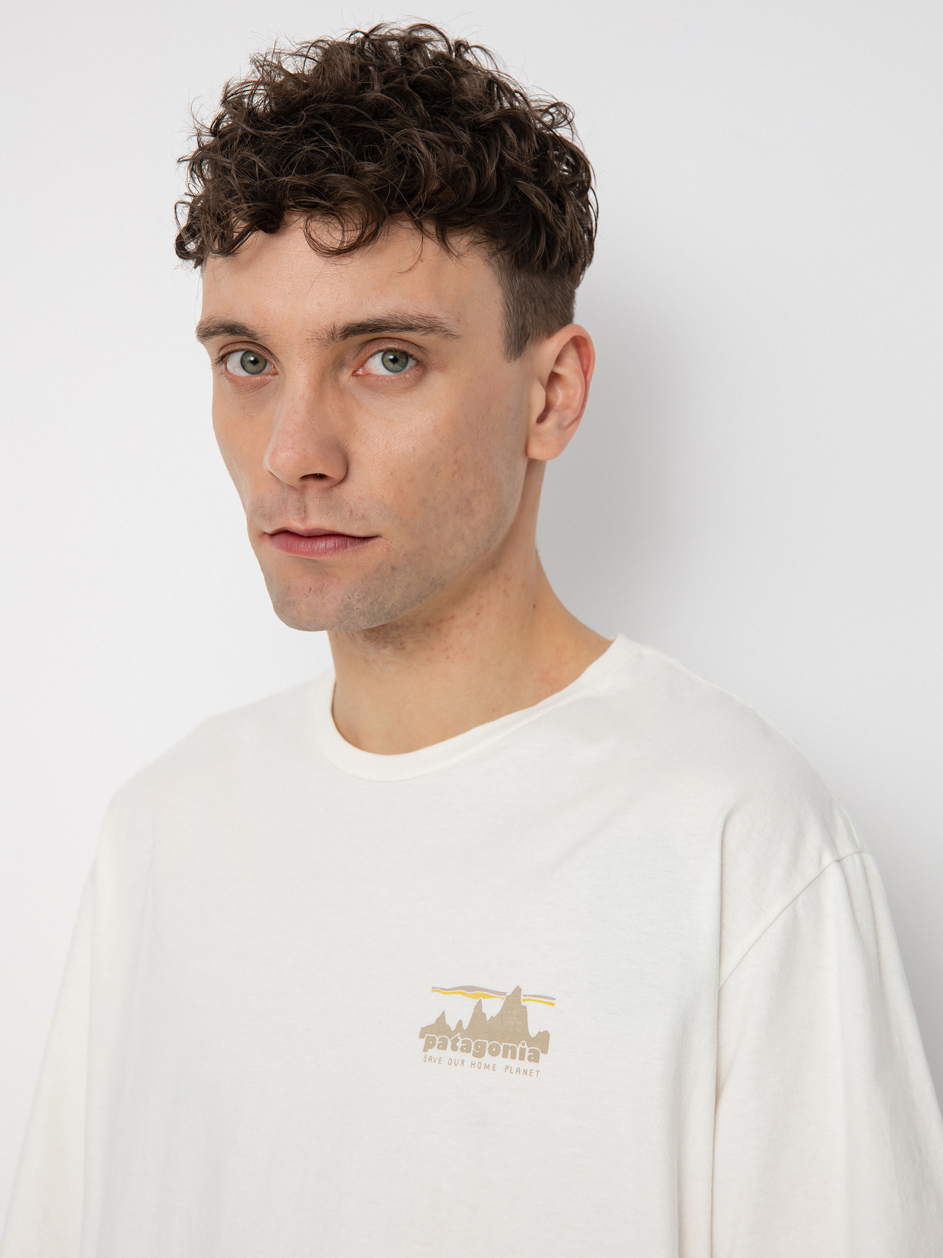 Patagonia 73 Skyline Organic T-shirt (birch white)