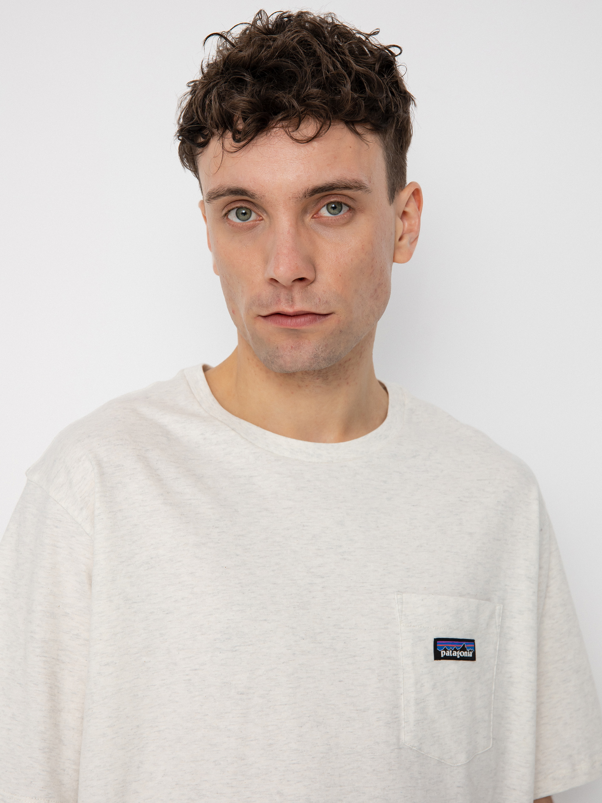 Patagonia Regenerative Organic Certified Cotton Lightweight Pocket T-shirt (birch white)