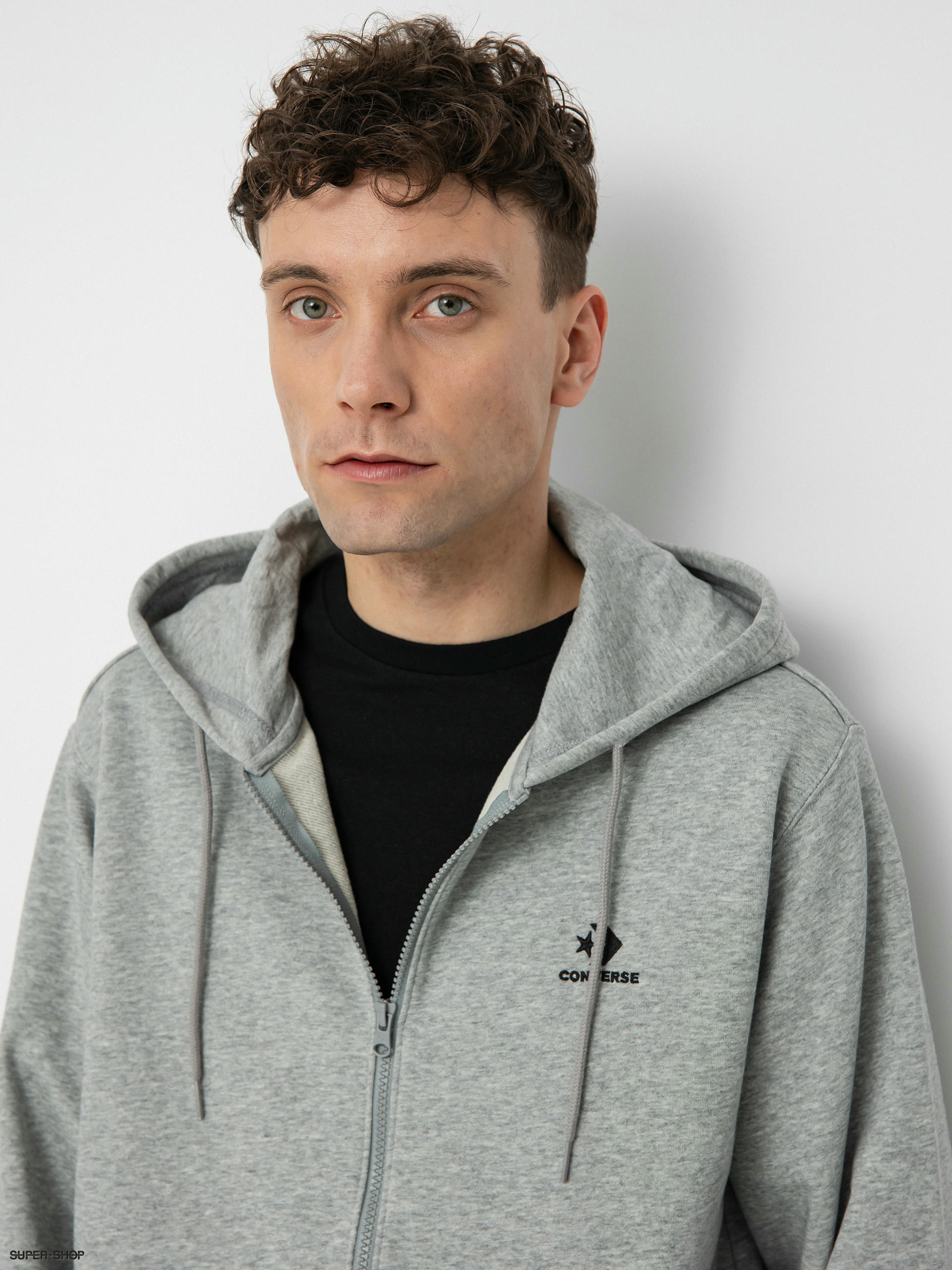 Grey clearance converse hoodie