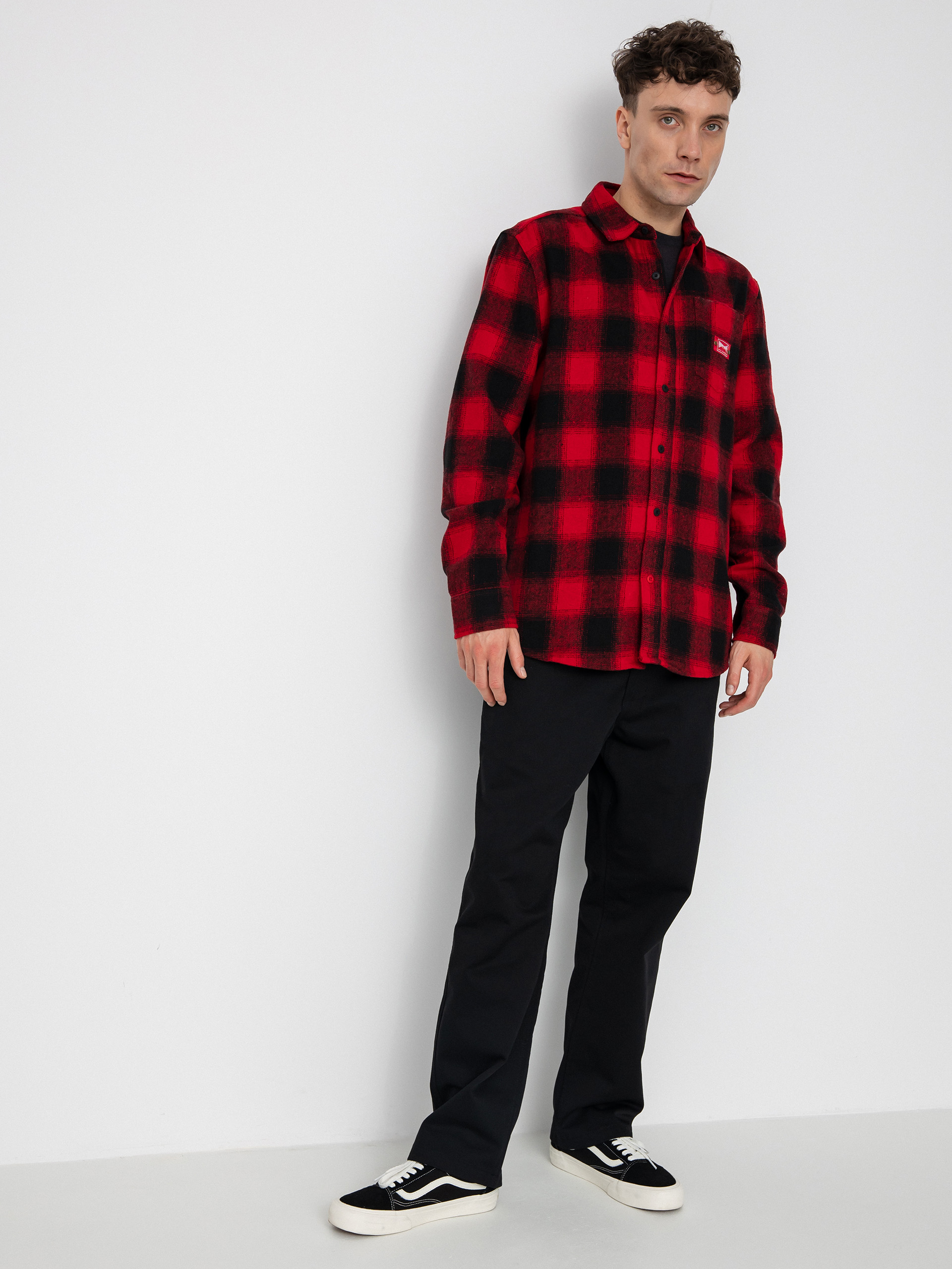 Etnies Independent Flannel Hemd (red)