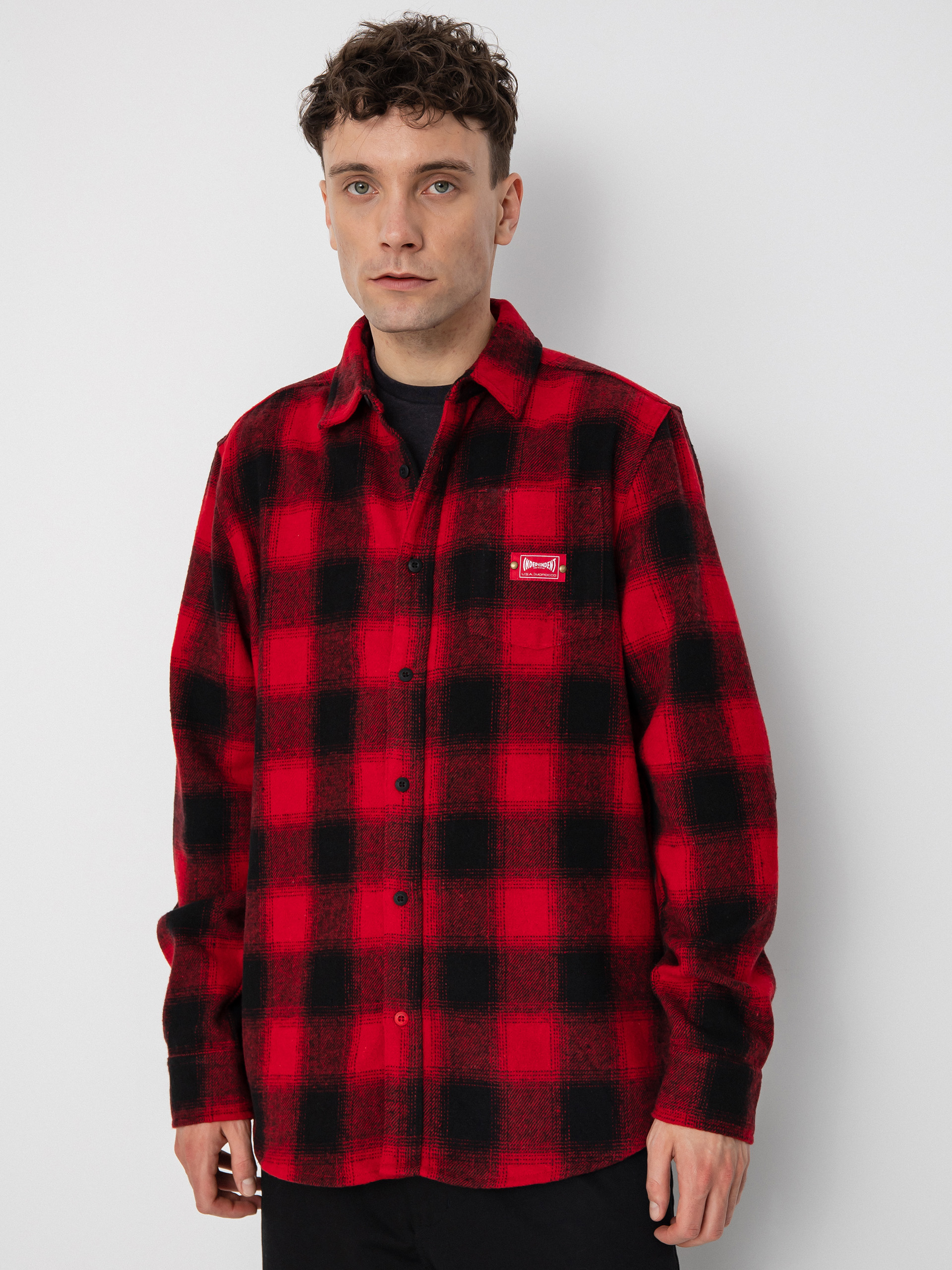 Etnies Independent Flannel Shirt (red)