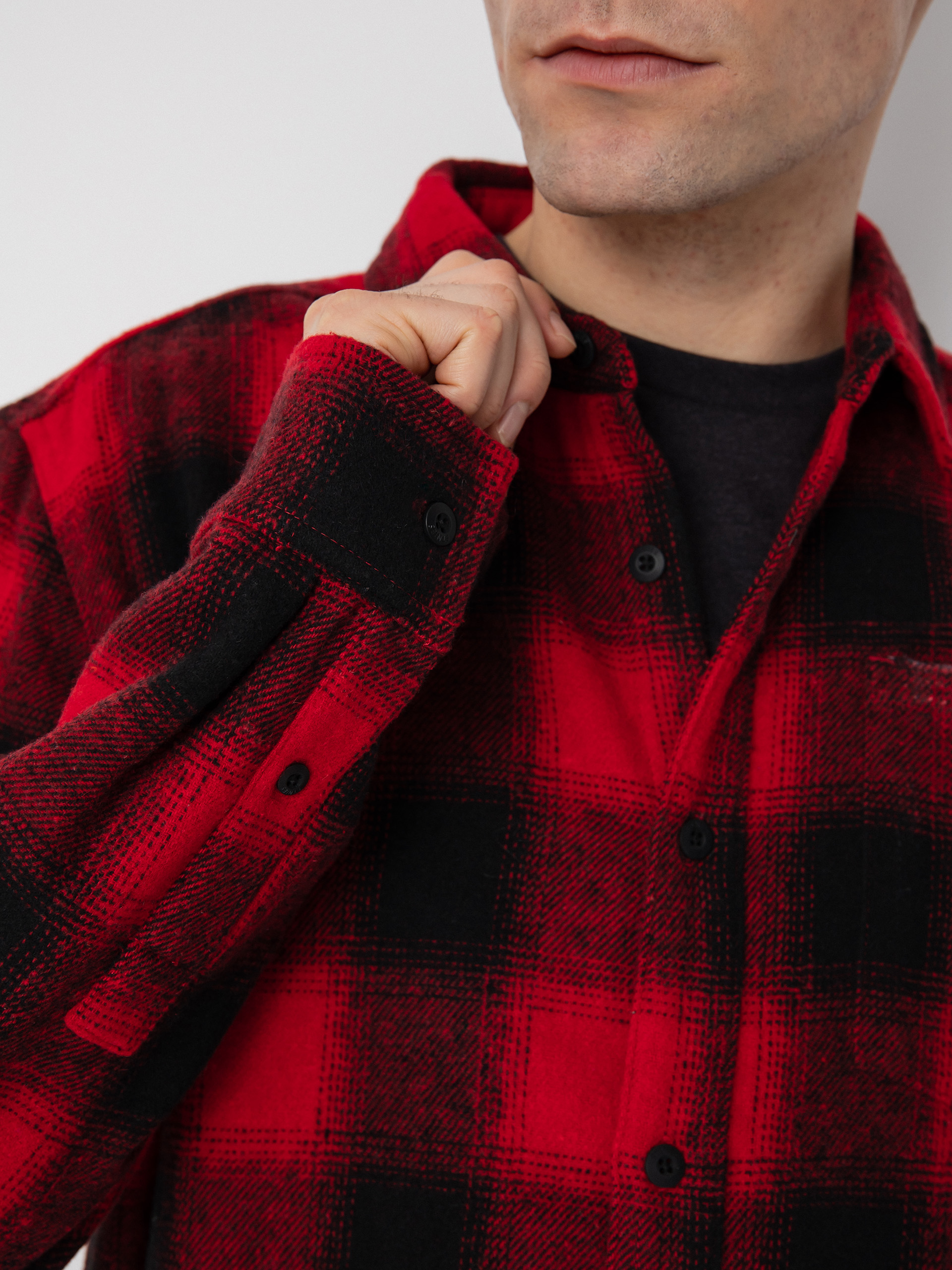 Etnies Independent Flannel Shirt (red)